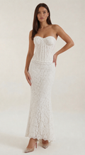 Isabela Lace Corset Maxi Dress