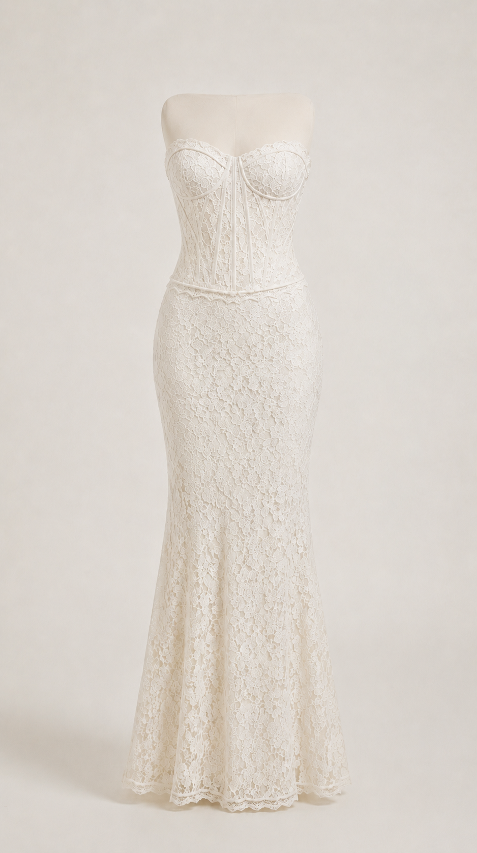 Isabela Lace Corset Maxi Dress