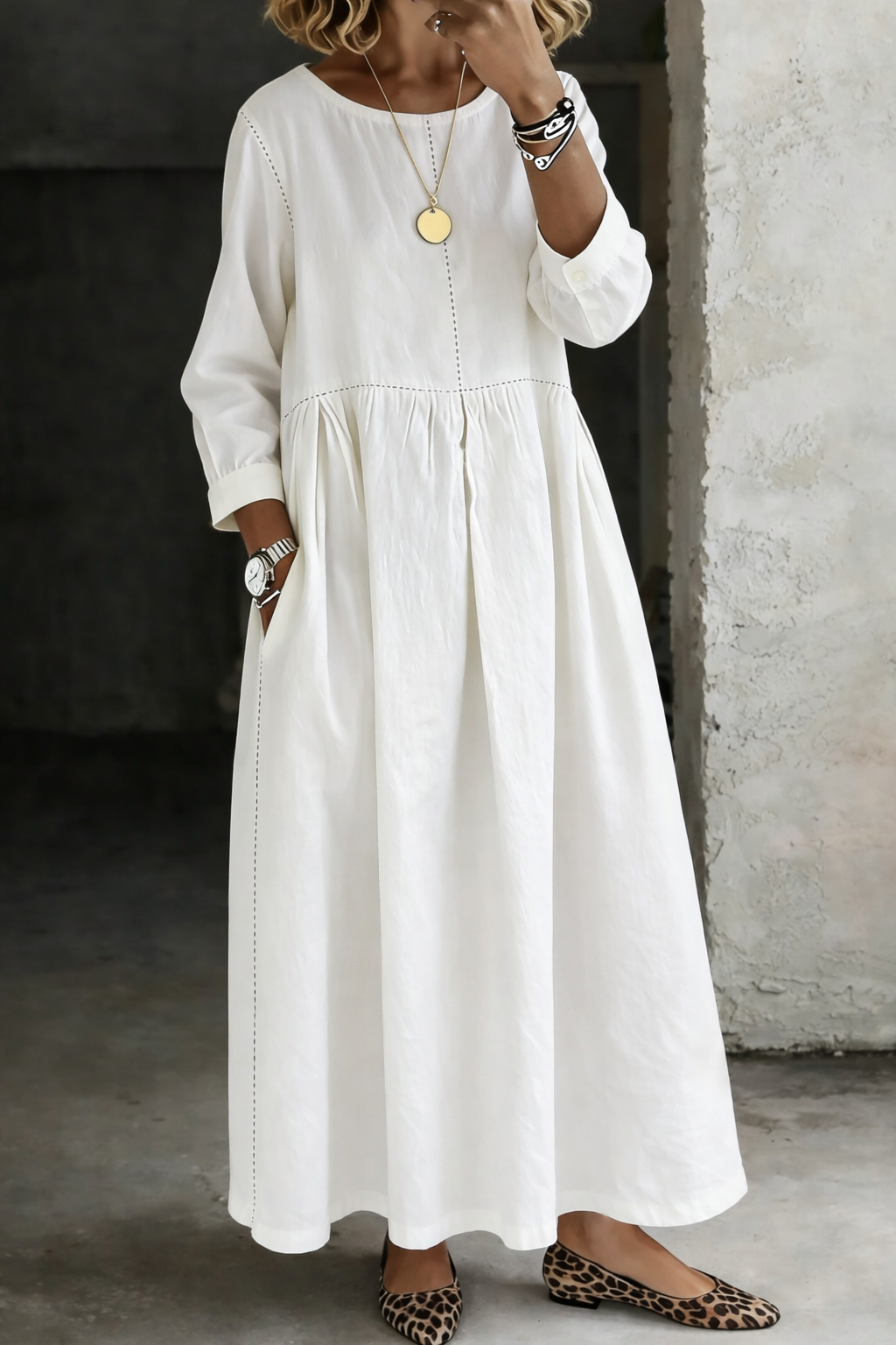 Marlene | Vestido Maxi Vaquero Vintage
