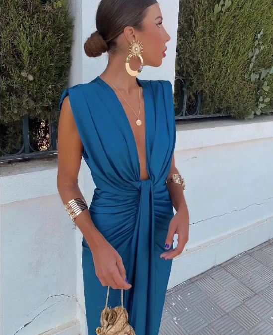 Sophia™ | Elegant pleated dress
