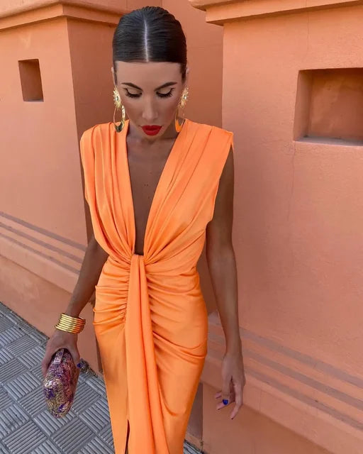 Sophia™ | Elegant pleated dress
