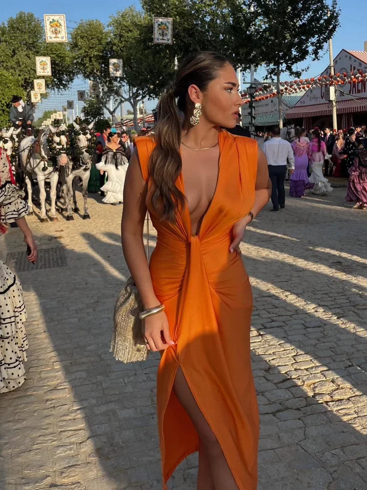 Sophia™ | Elegant pleated dress