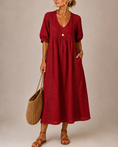 Estela | Summer midi dress
