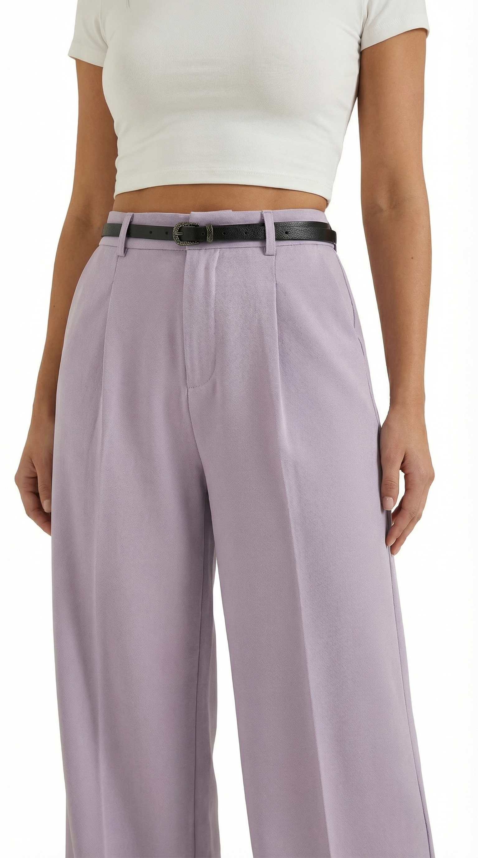 Bertha Wide Leg Fabric Pants