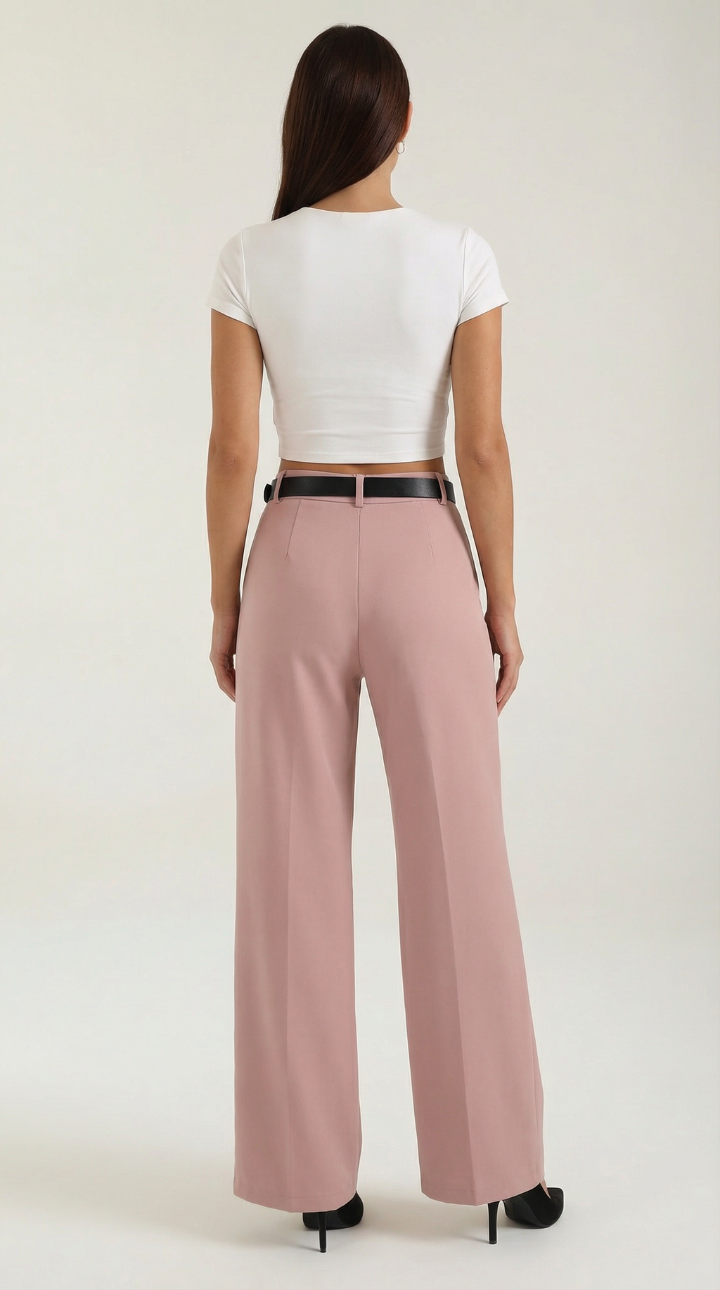 Bertha Wide Leg Fabric Pants