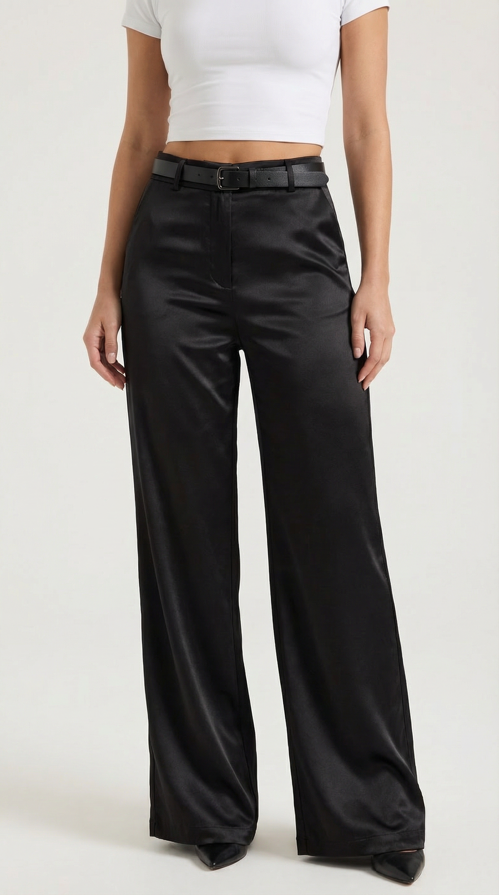 Bertha Wide Leg Fabric Pants