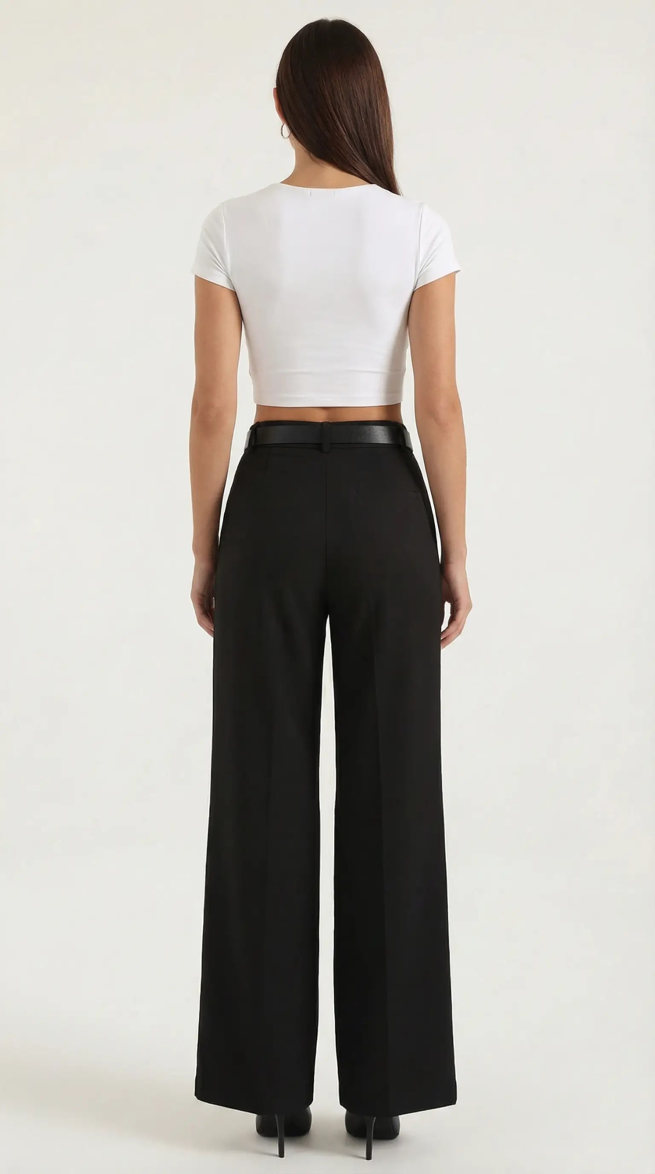Bertha Wide Leg Fabric Pants
