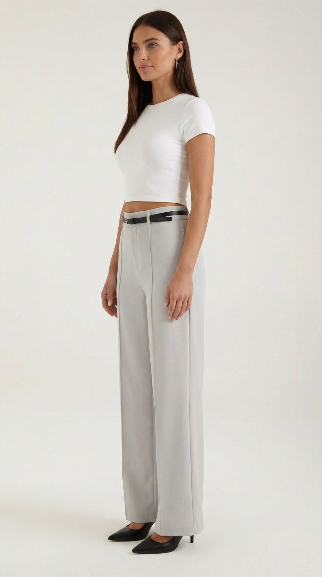 Bertha Wide Leg Fabric Pants