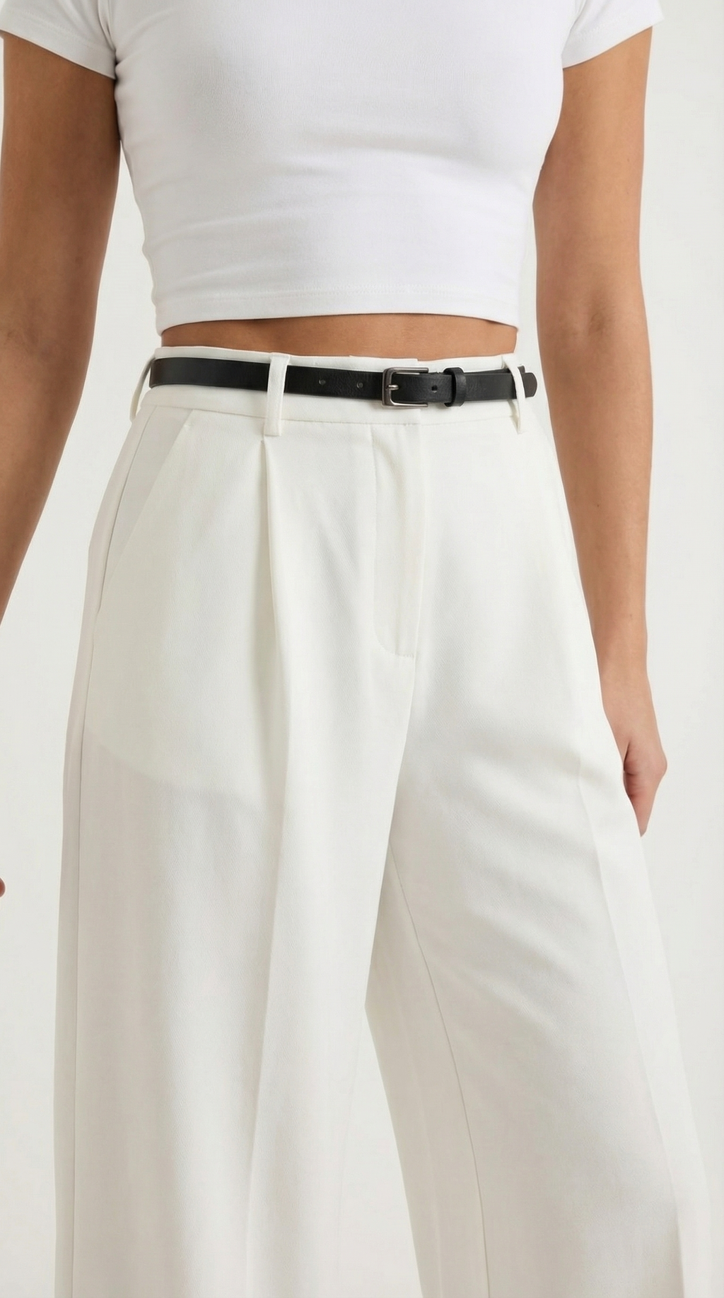 Bertha Wide Leg Fabric Pants