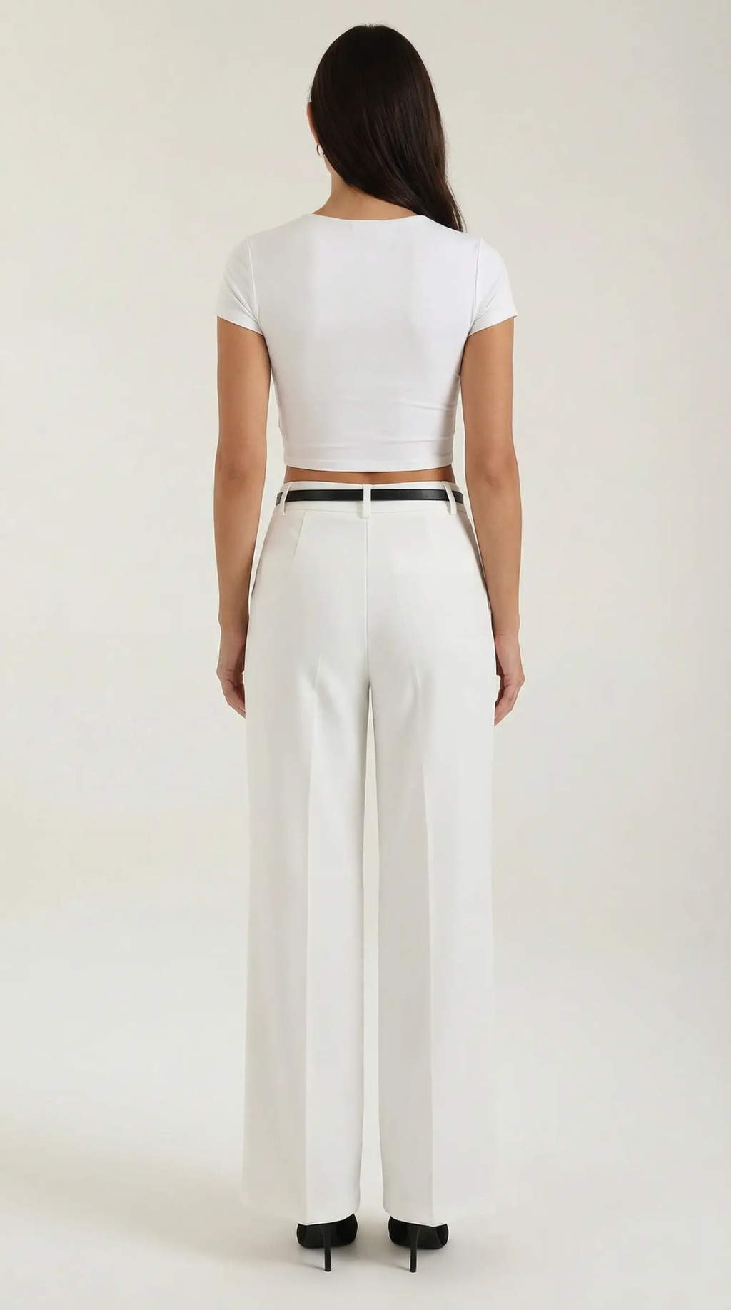 Bertha Wide Leg Fabric Pants