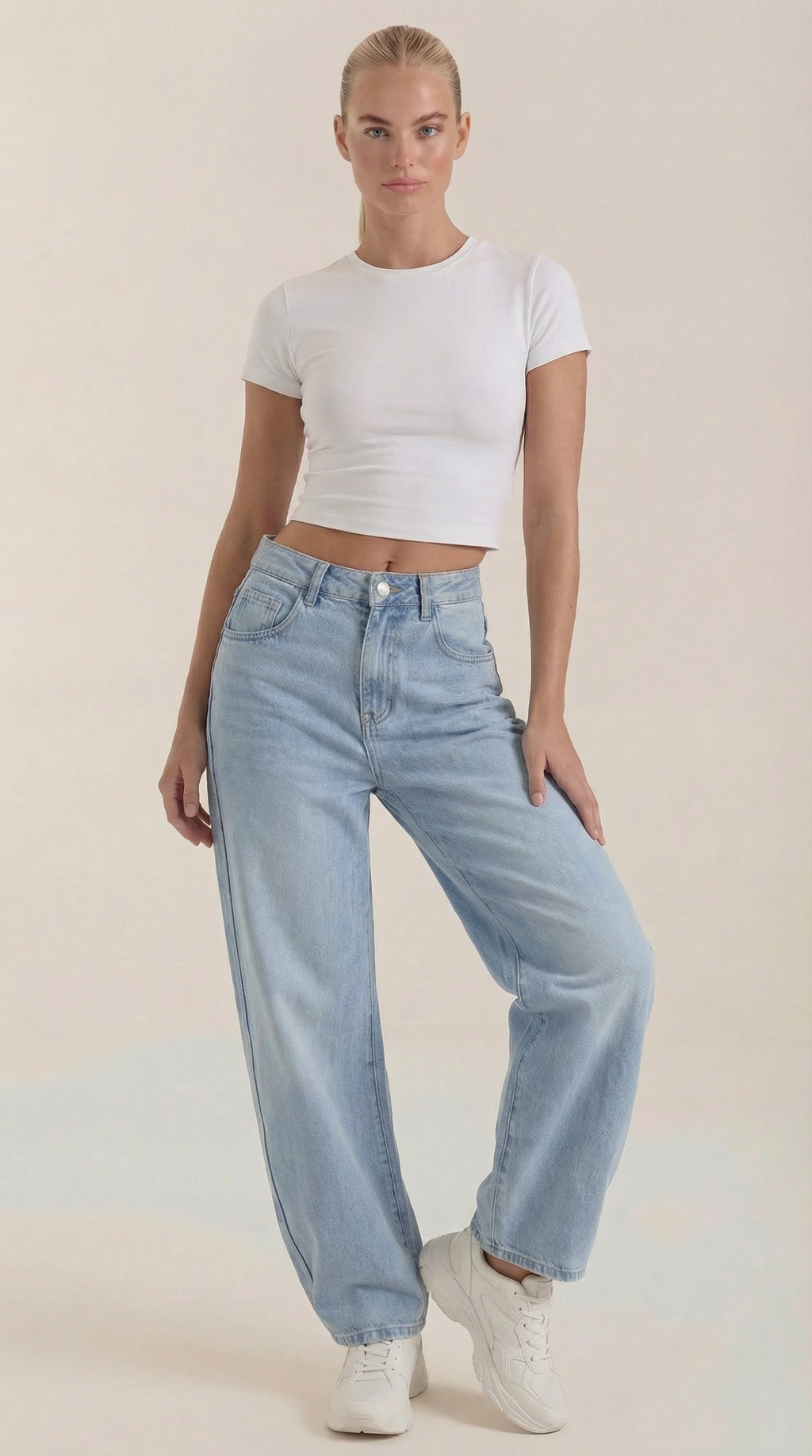 Pantalones Bridget de corte amplio