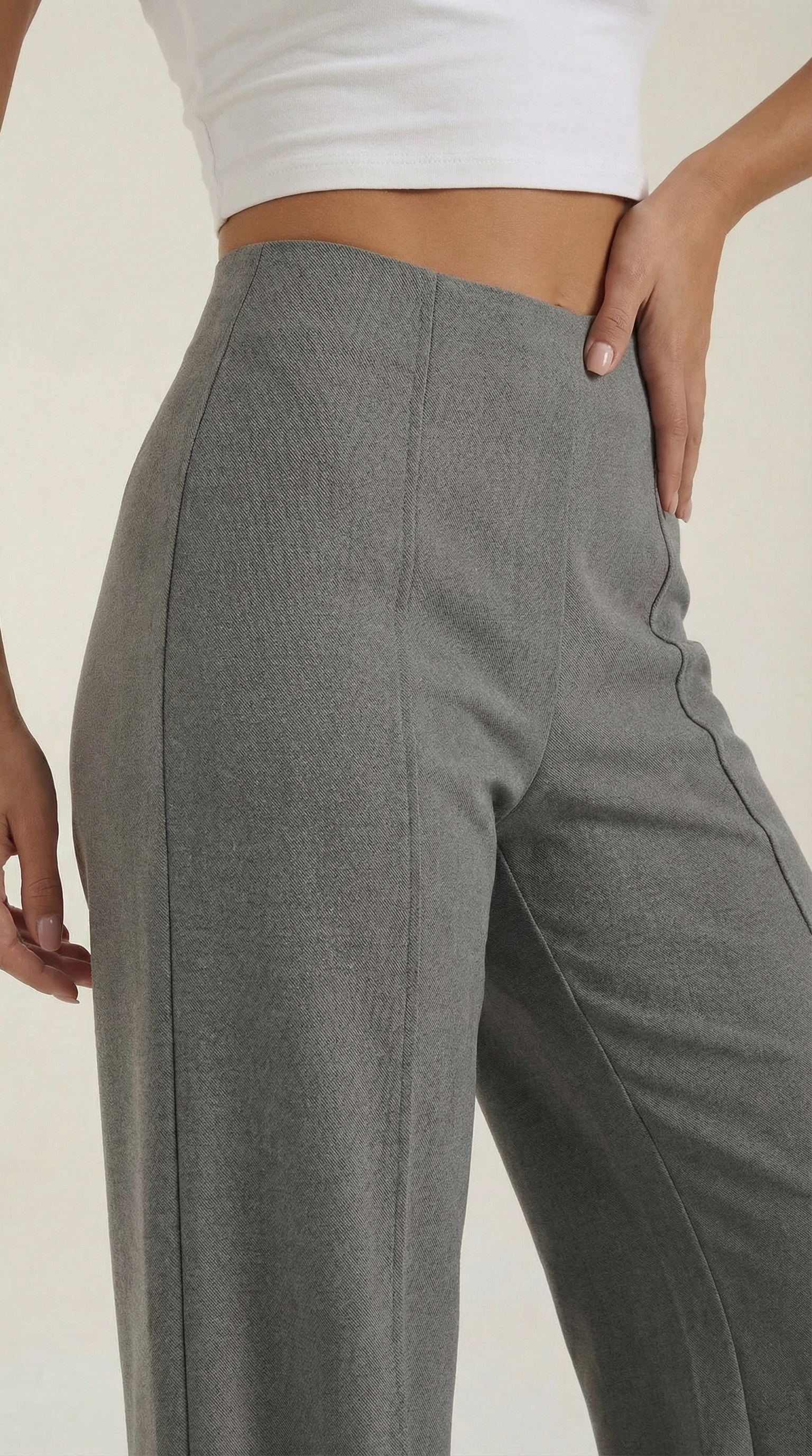 Brooke Mid-Rise Baggy Pants