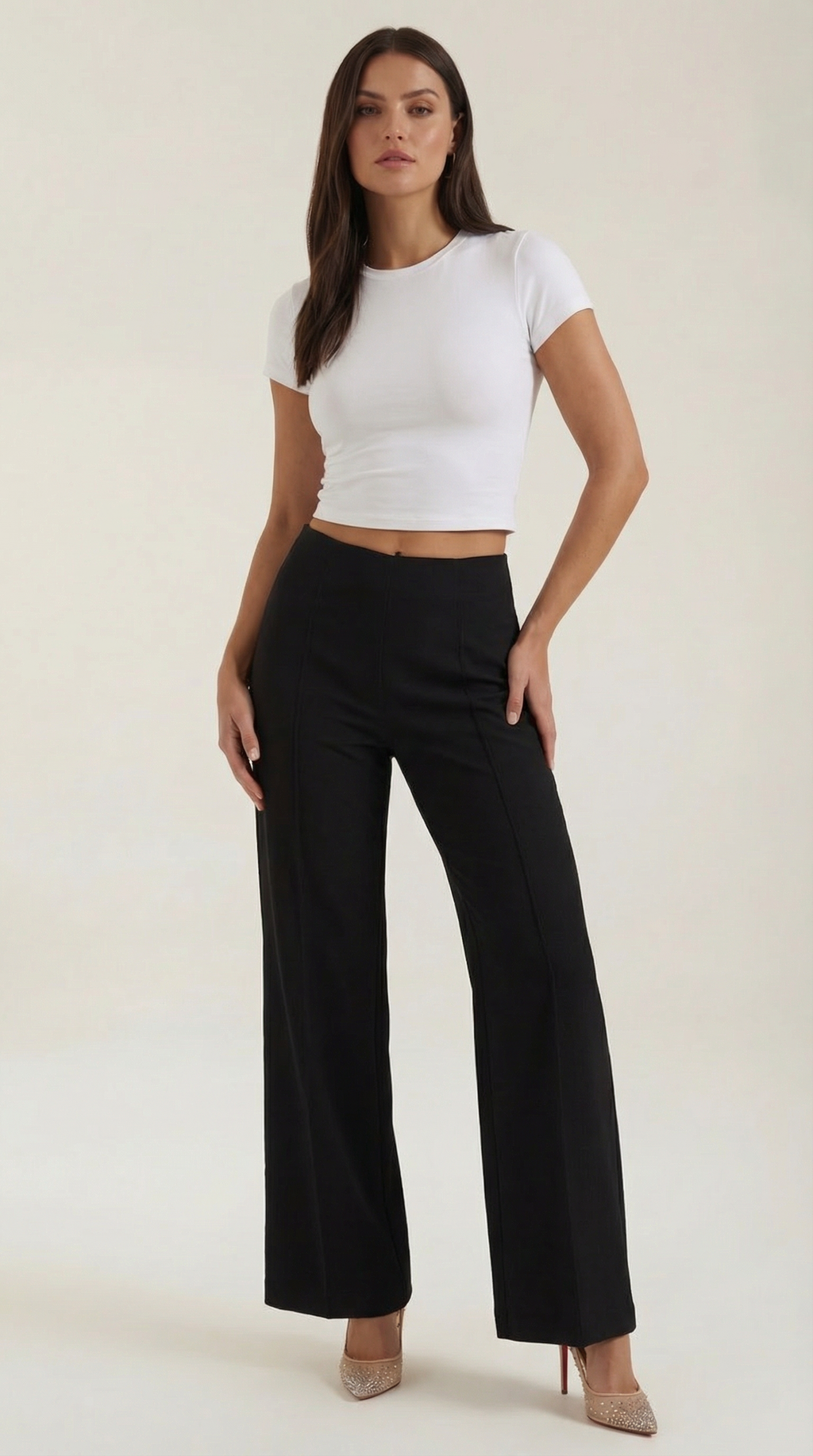 Brooke Mid-Rise Baggy Pants