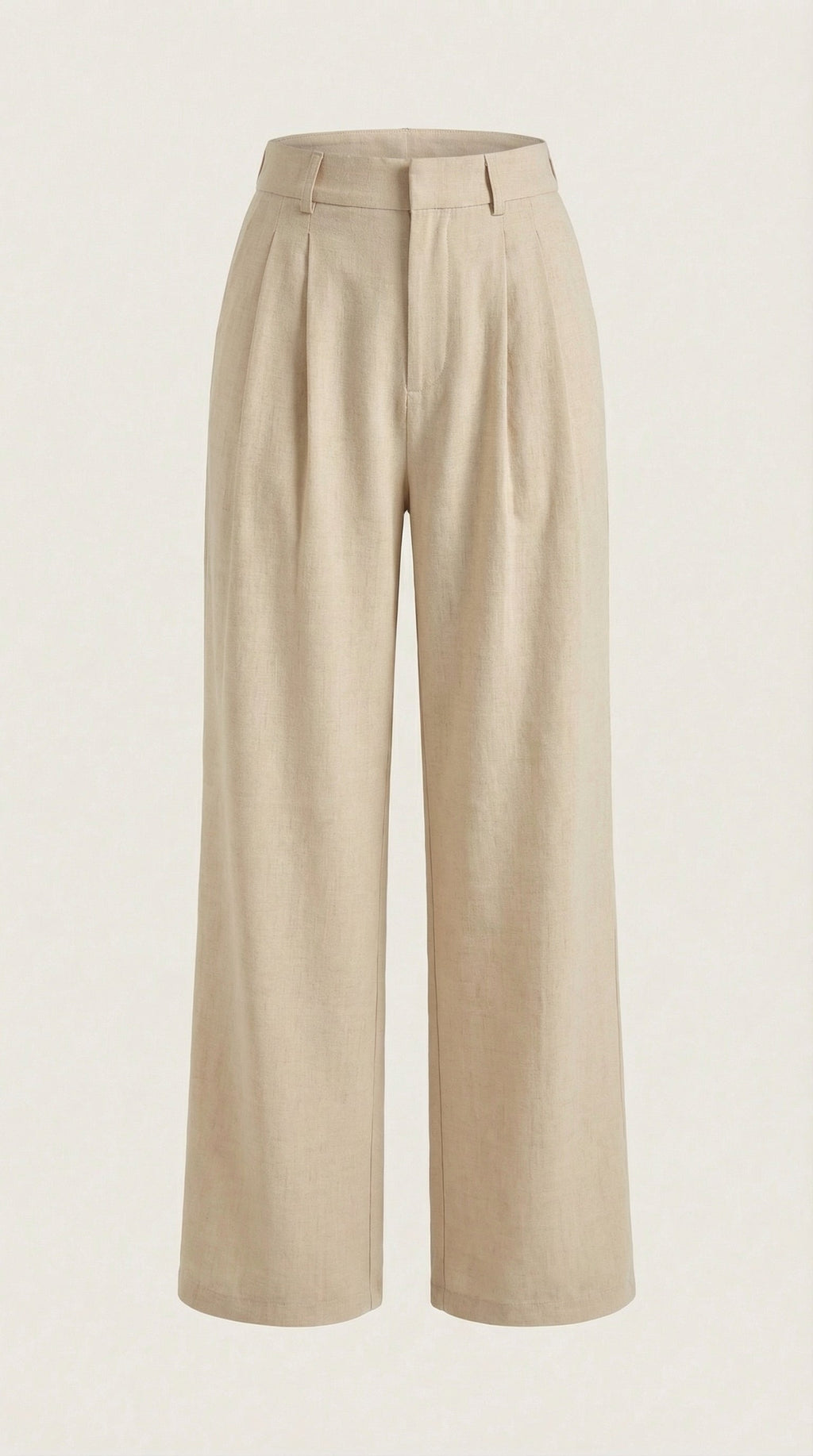 Pantalones Plisados de Cintura Alta Courtney