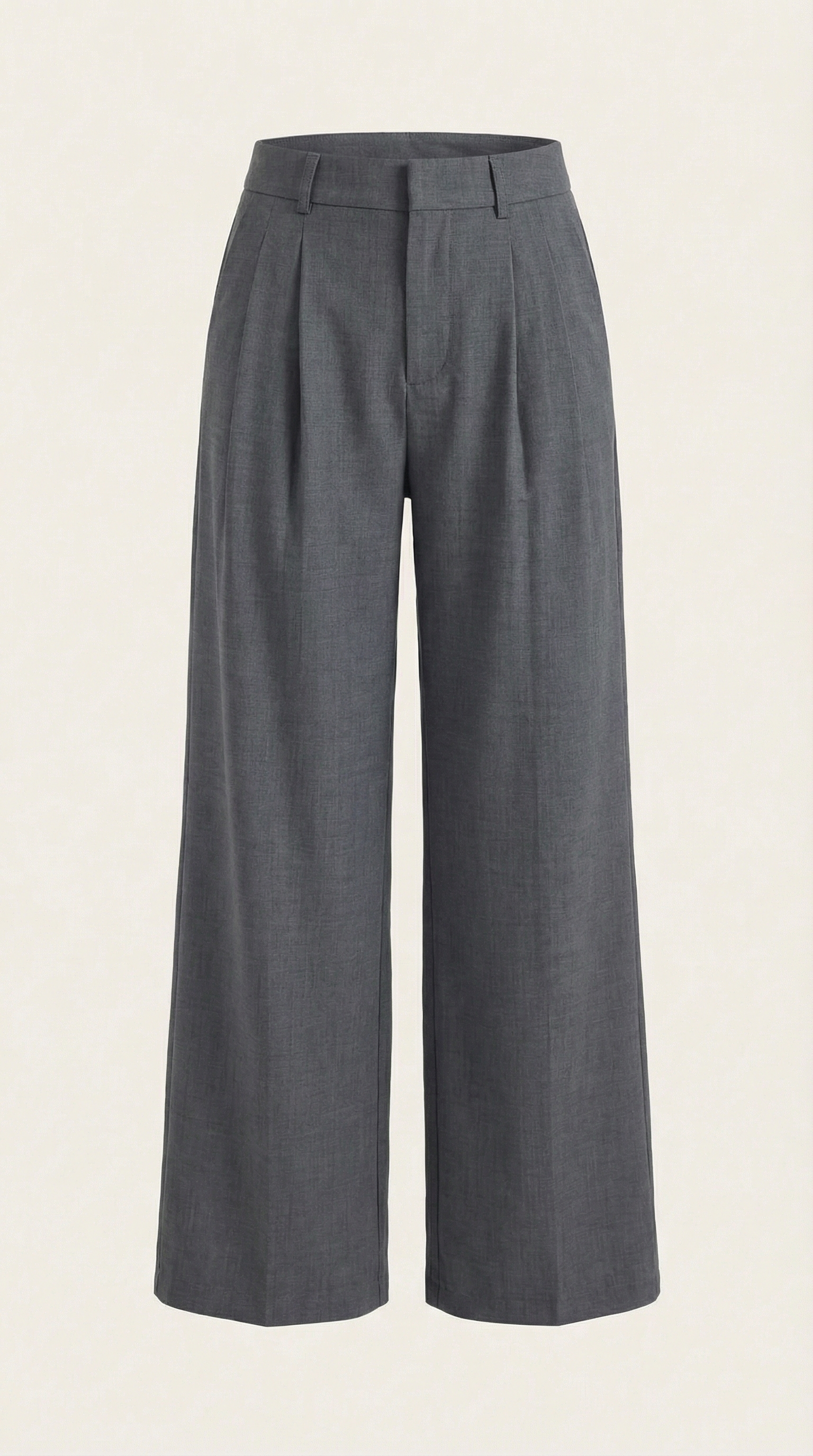 Pantalones Plisados de Cintura Alta Courtney