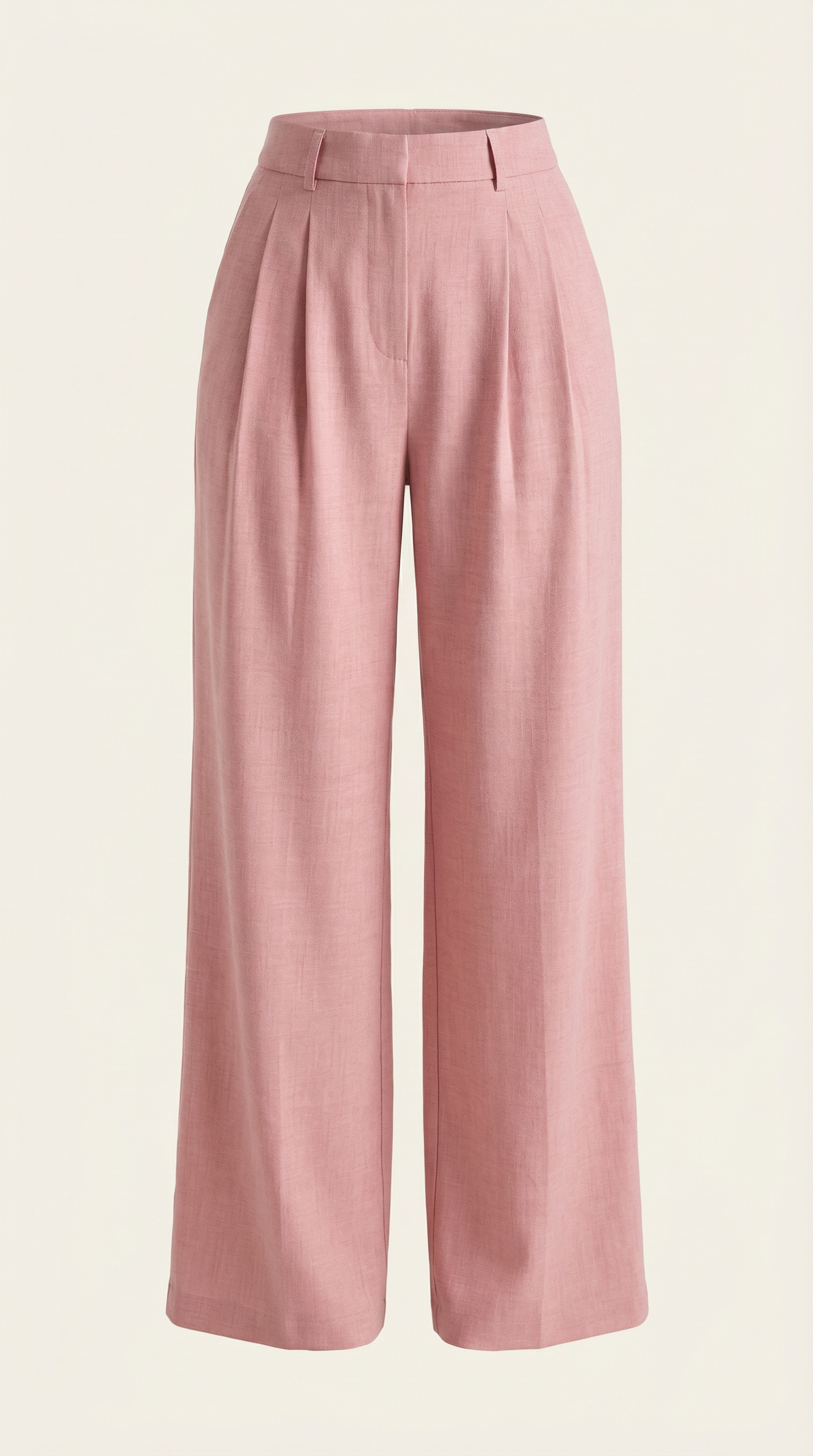 Pantalones Plisados de Cintura Alta Courtney