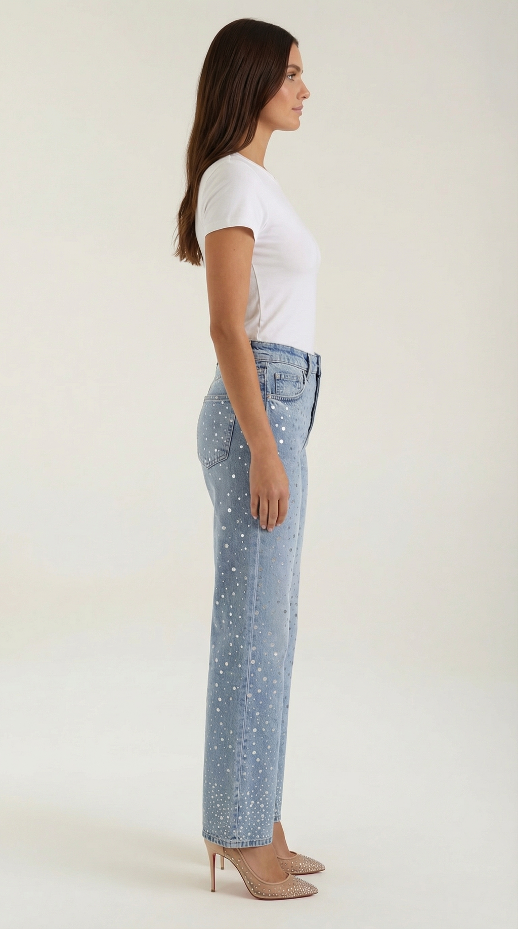 Sparkling Dawn Loose Jeans