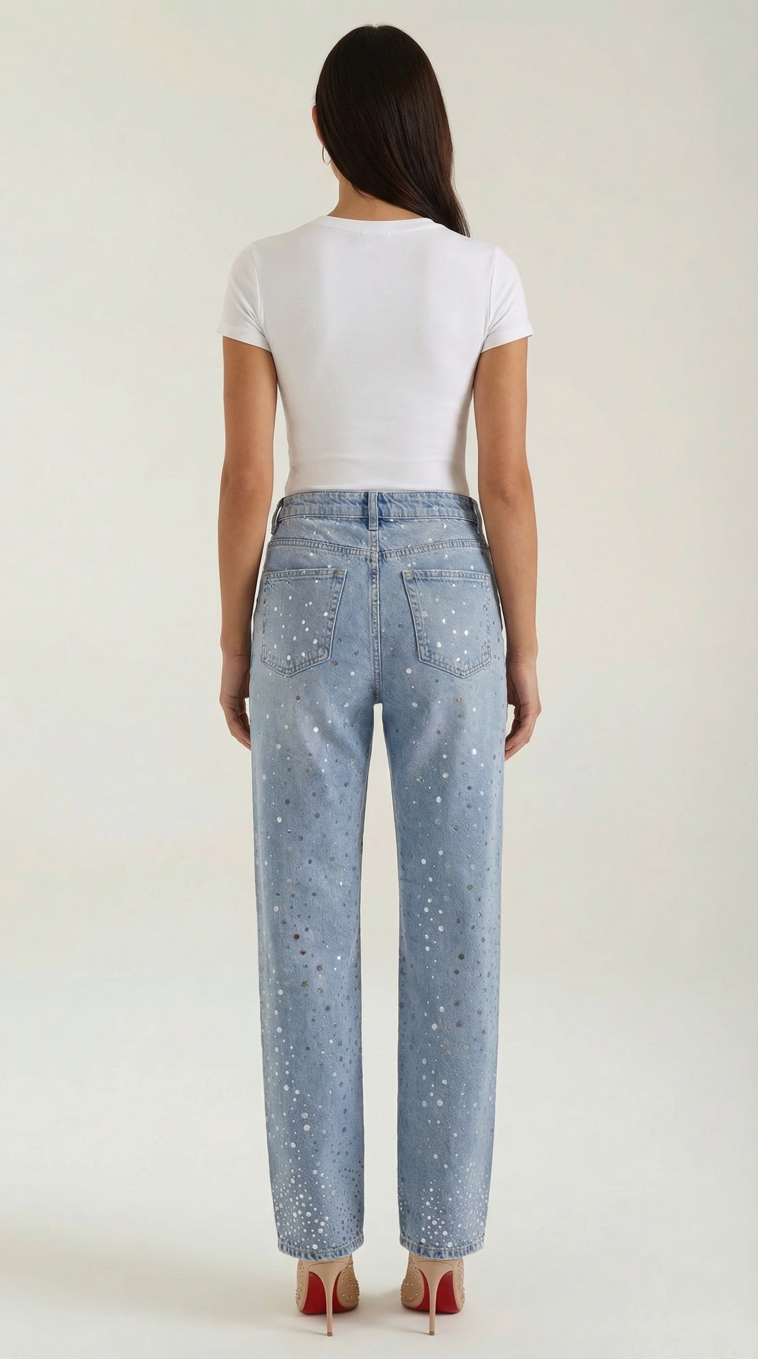 Sparkling Dawn Loose Jeans
