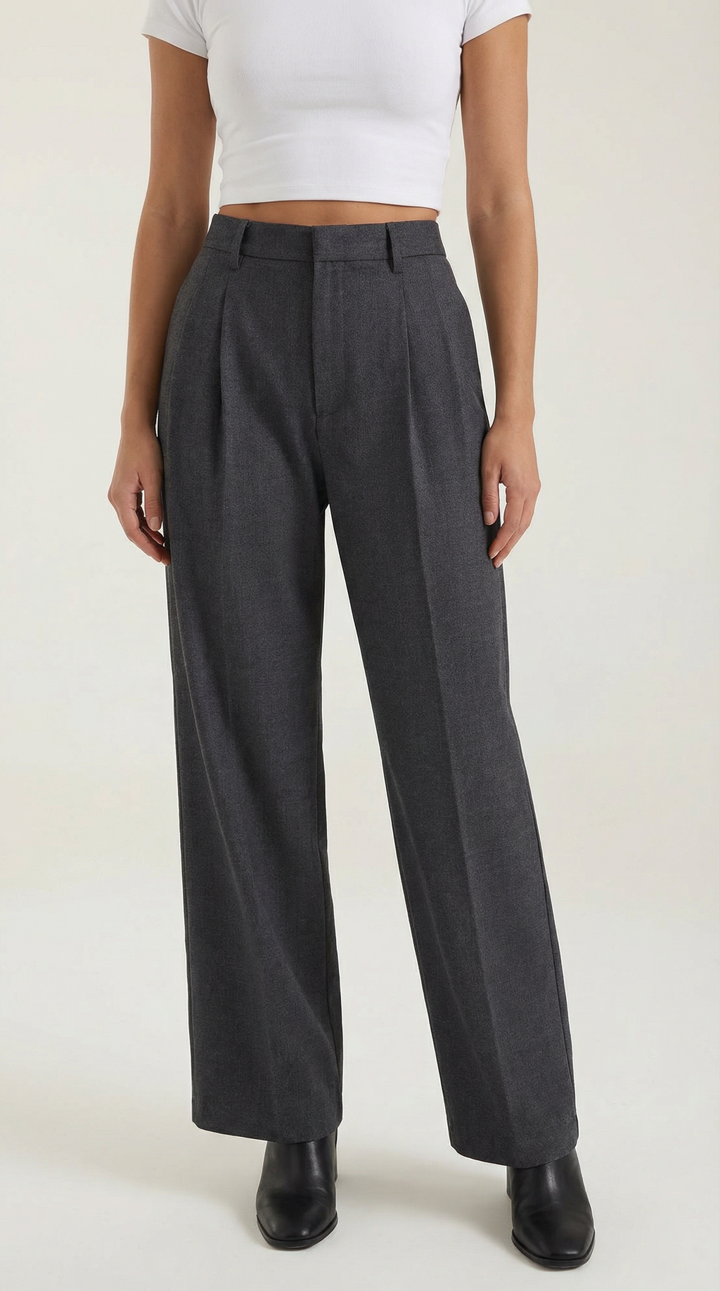 Dorothy Pleated Straight Trousers
