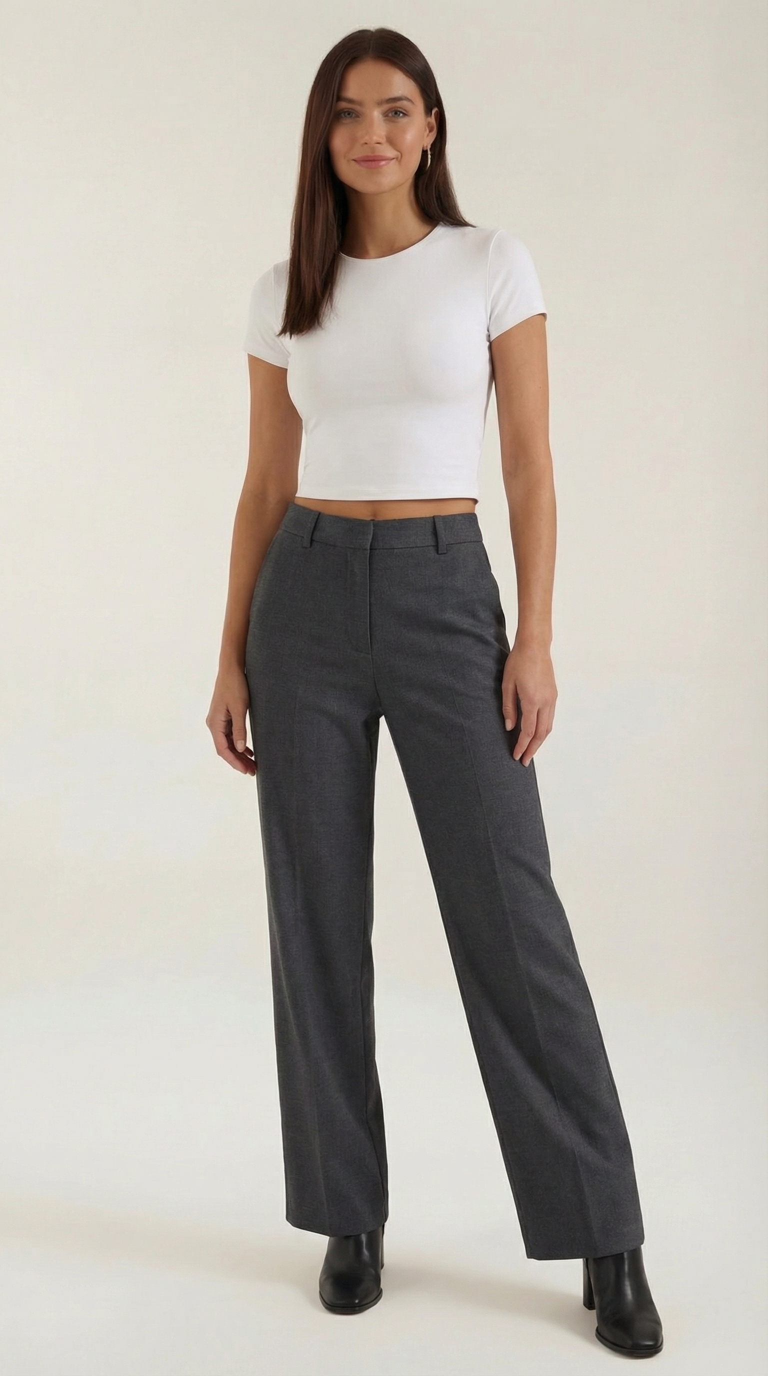 Dorothy Pleated Straight Trousers