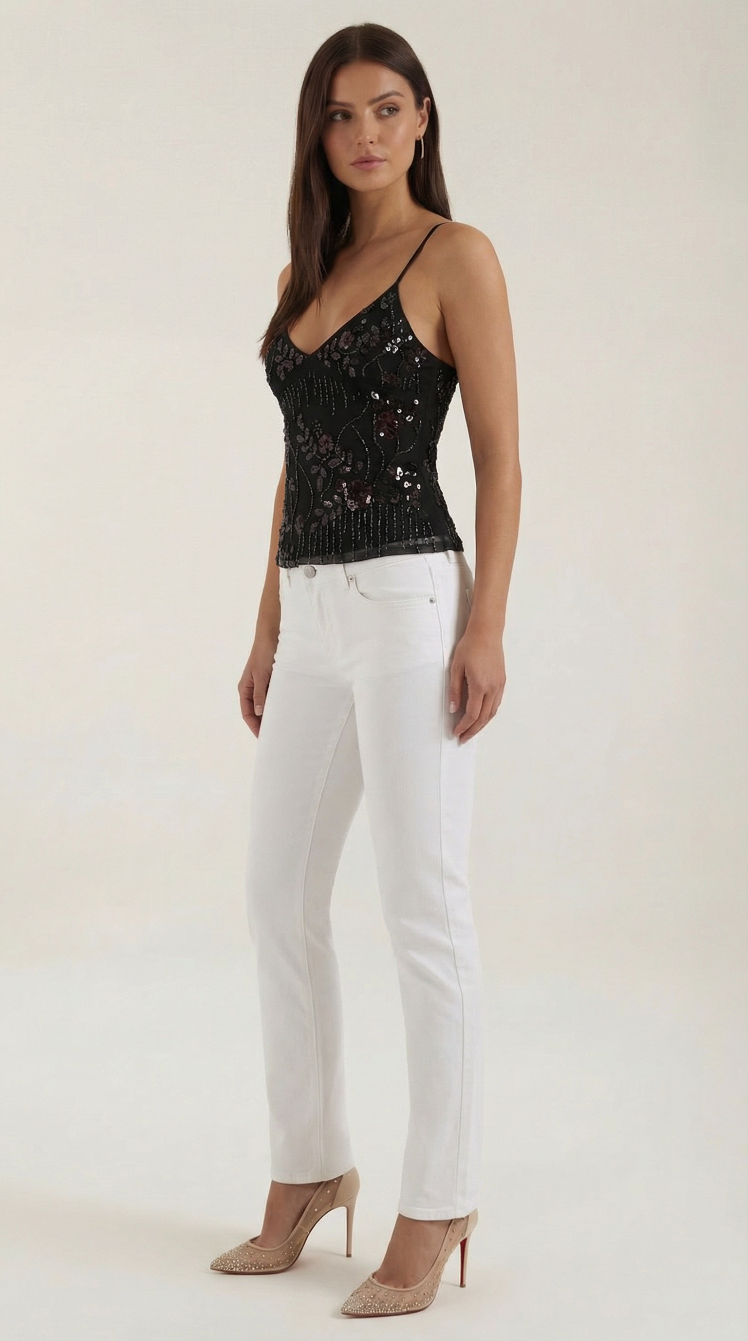 Dottie Sequin Nightgown - Elegant Style