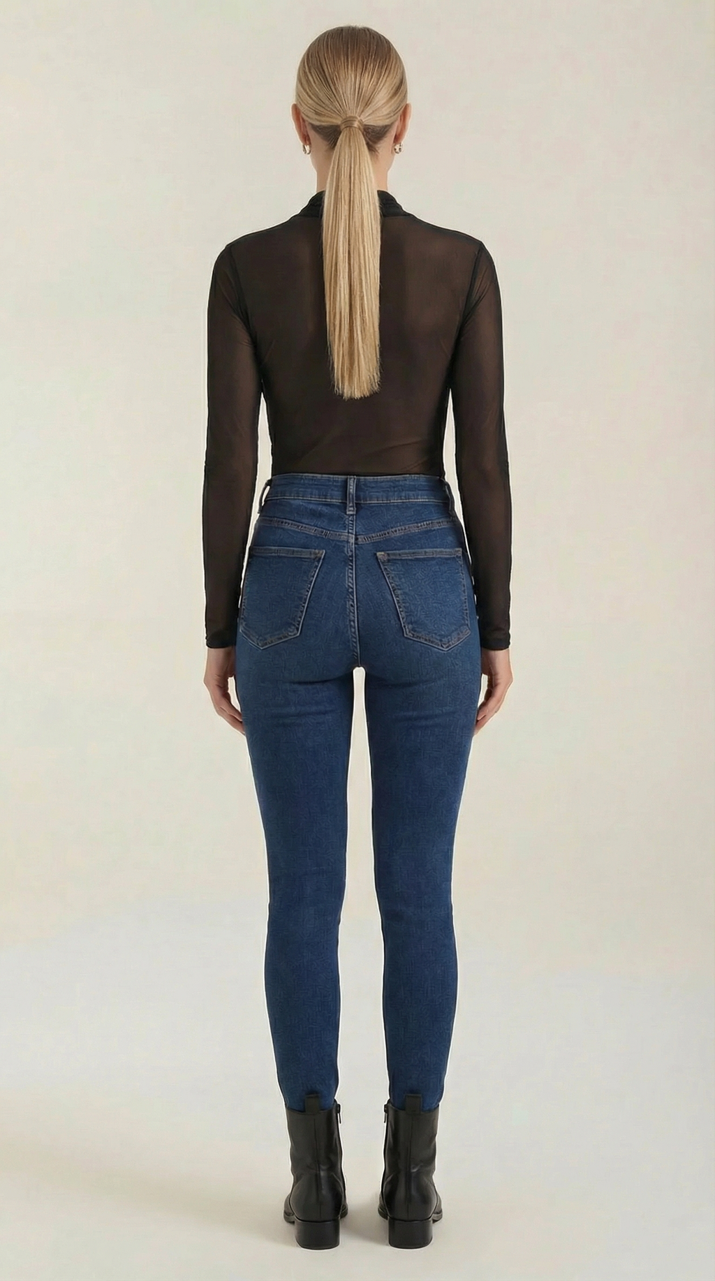 Georgia Sheer Mesh Top