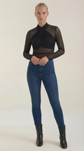 Georgia Sheer Mesh Top