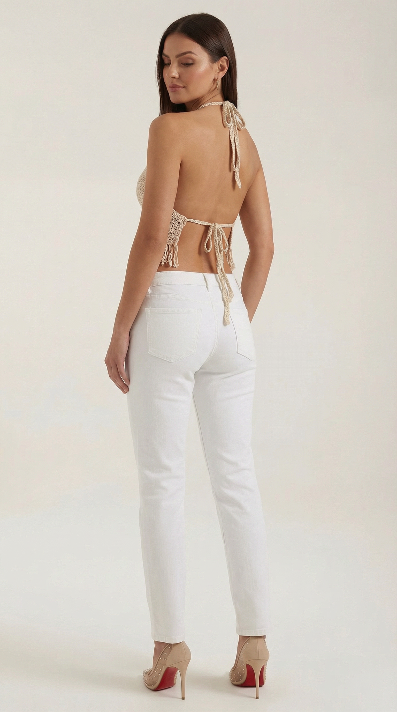 Fringed Halter Top Harriet