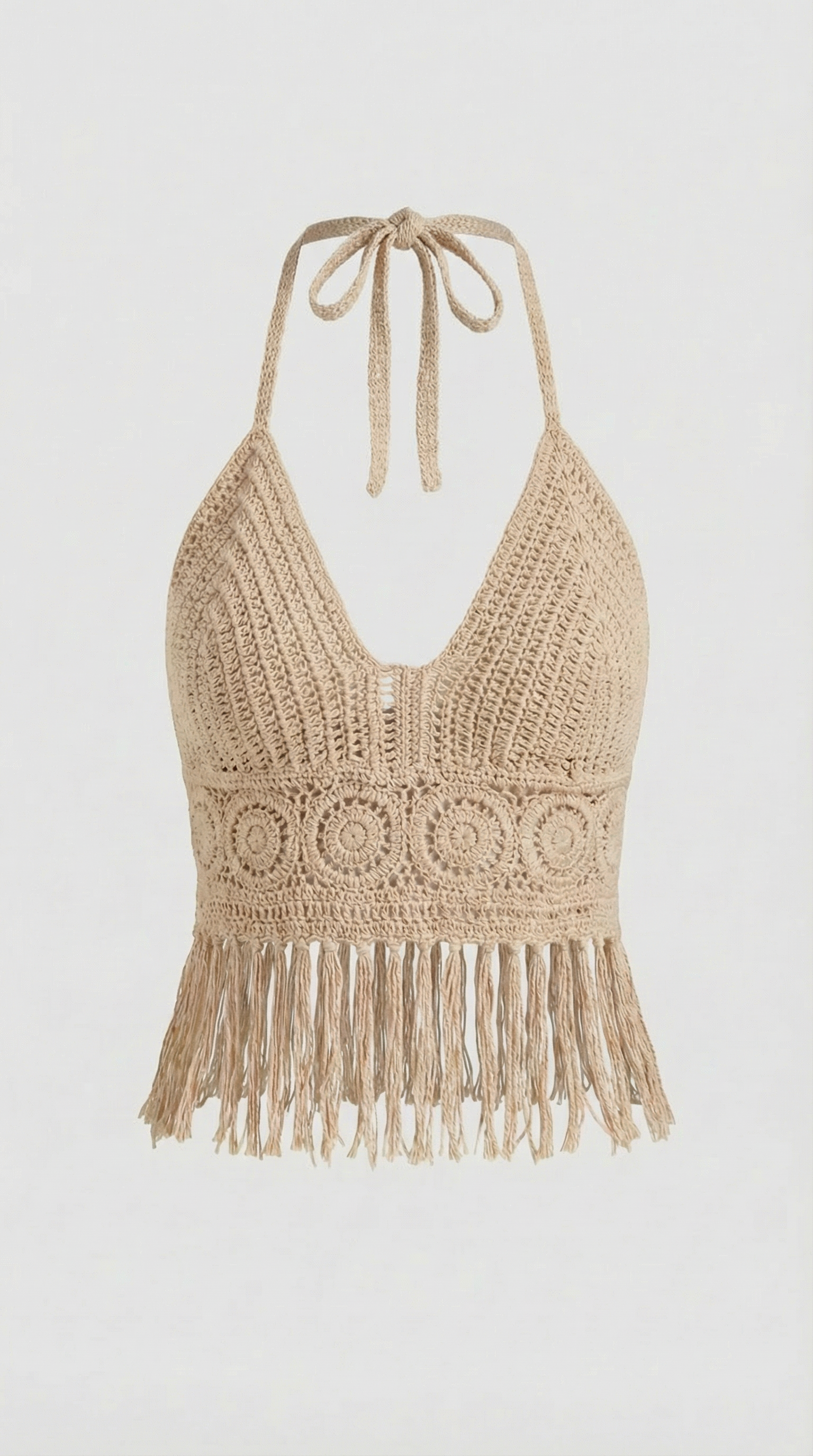 Fringed Halter Top Harriet