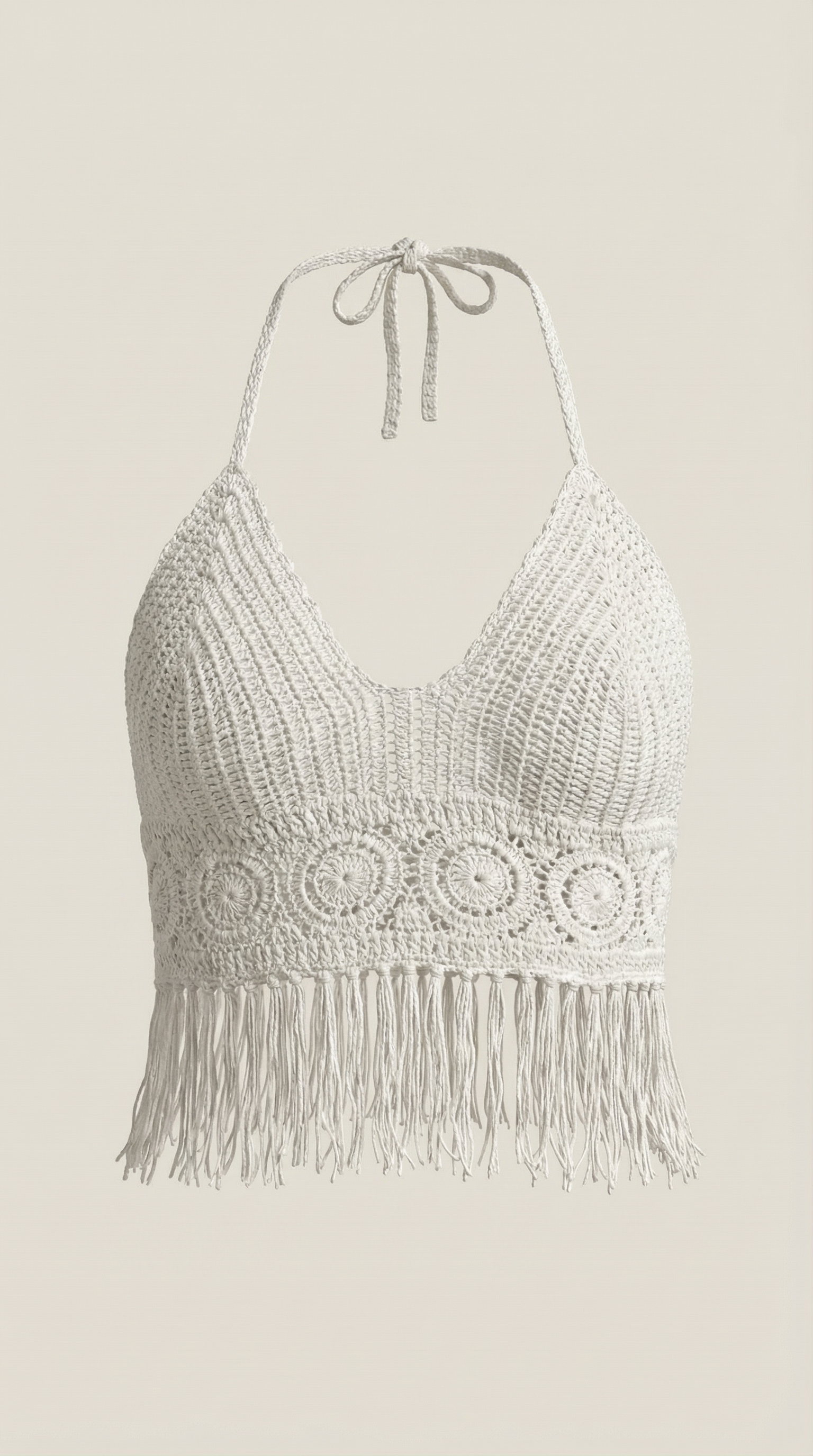 Fringed Halter Top Harriet