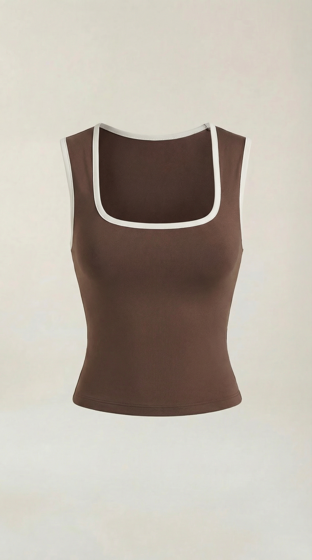 Hilary top with square neckline