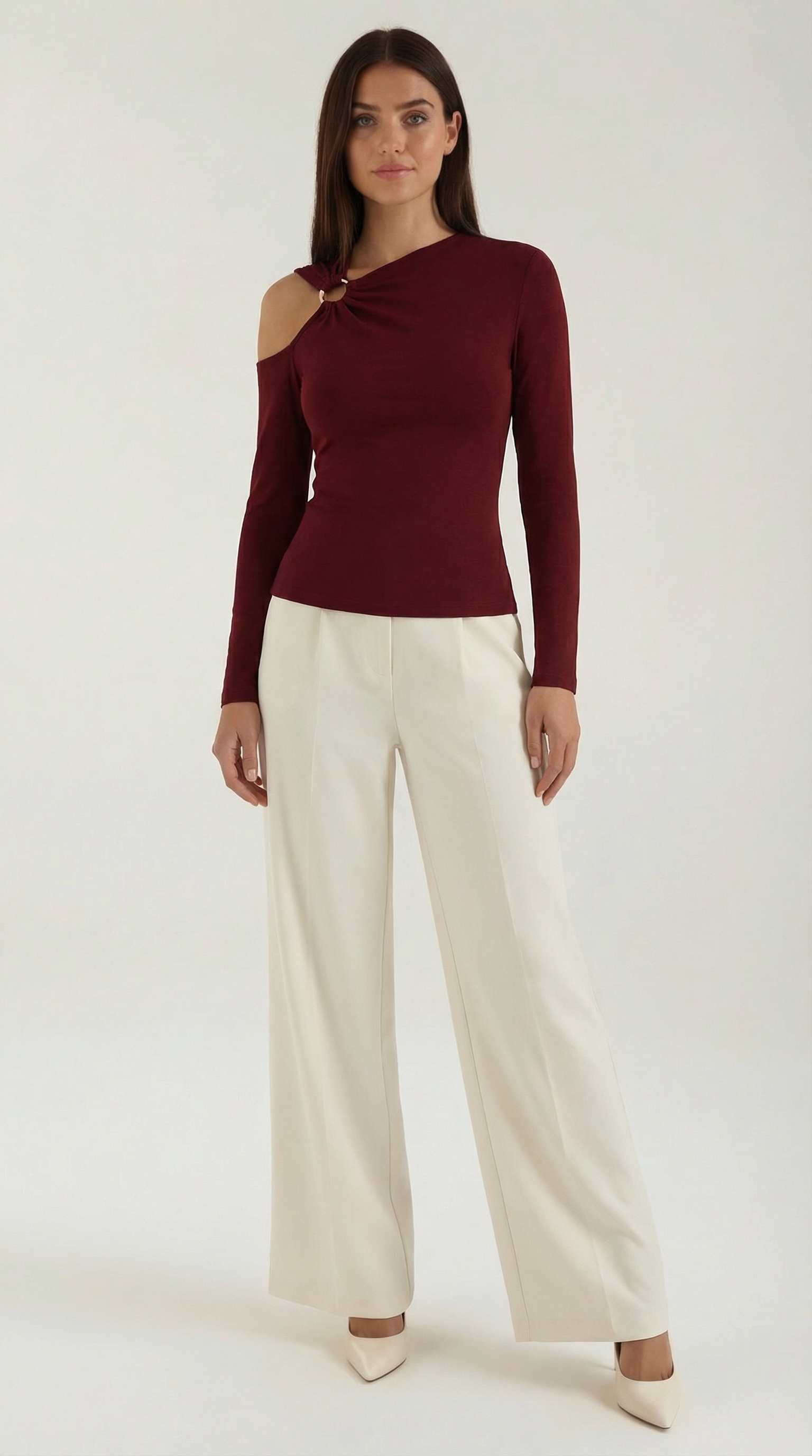 Joann One-Shoulder Asymmetrical Top