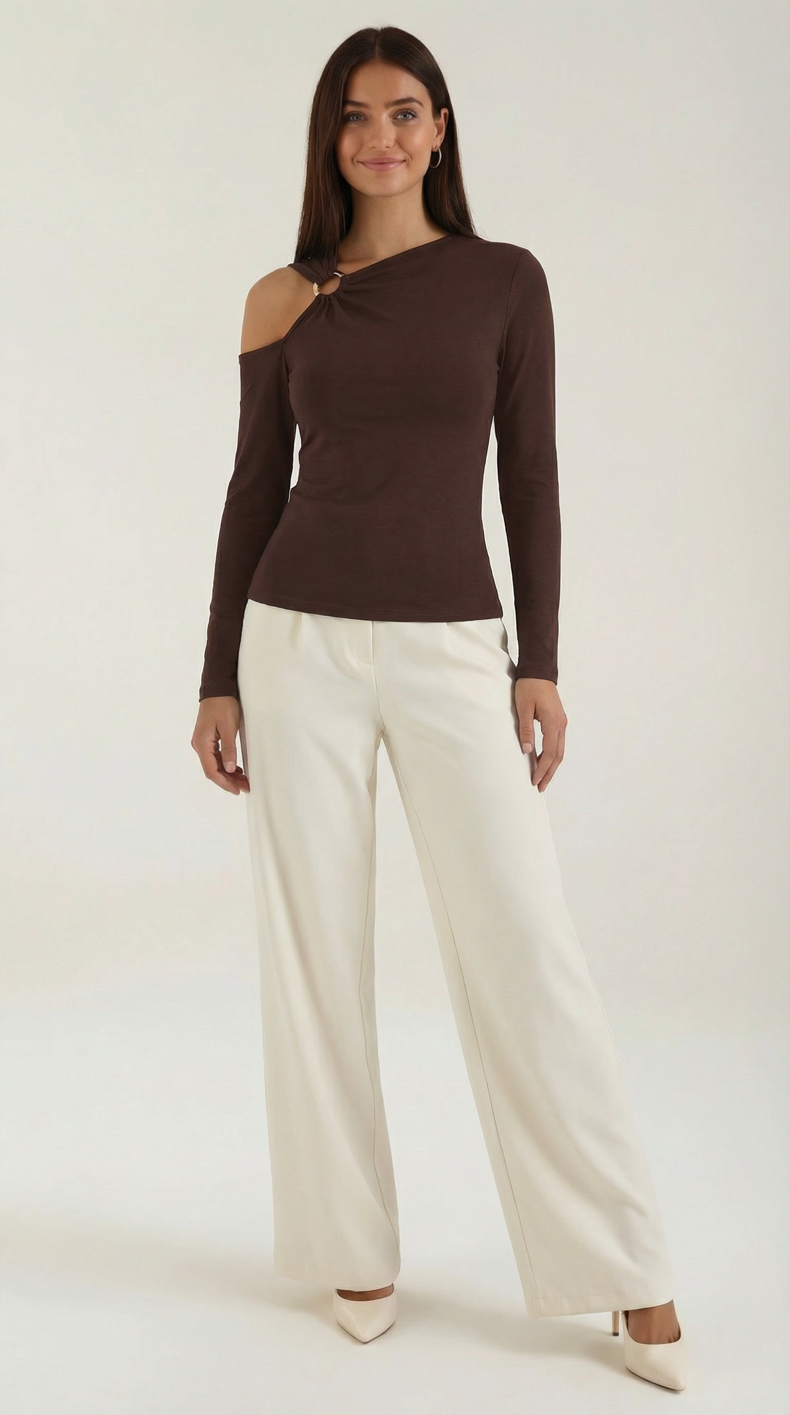 Joann One-Shoulder Asymmetrical Top