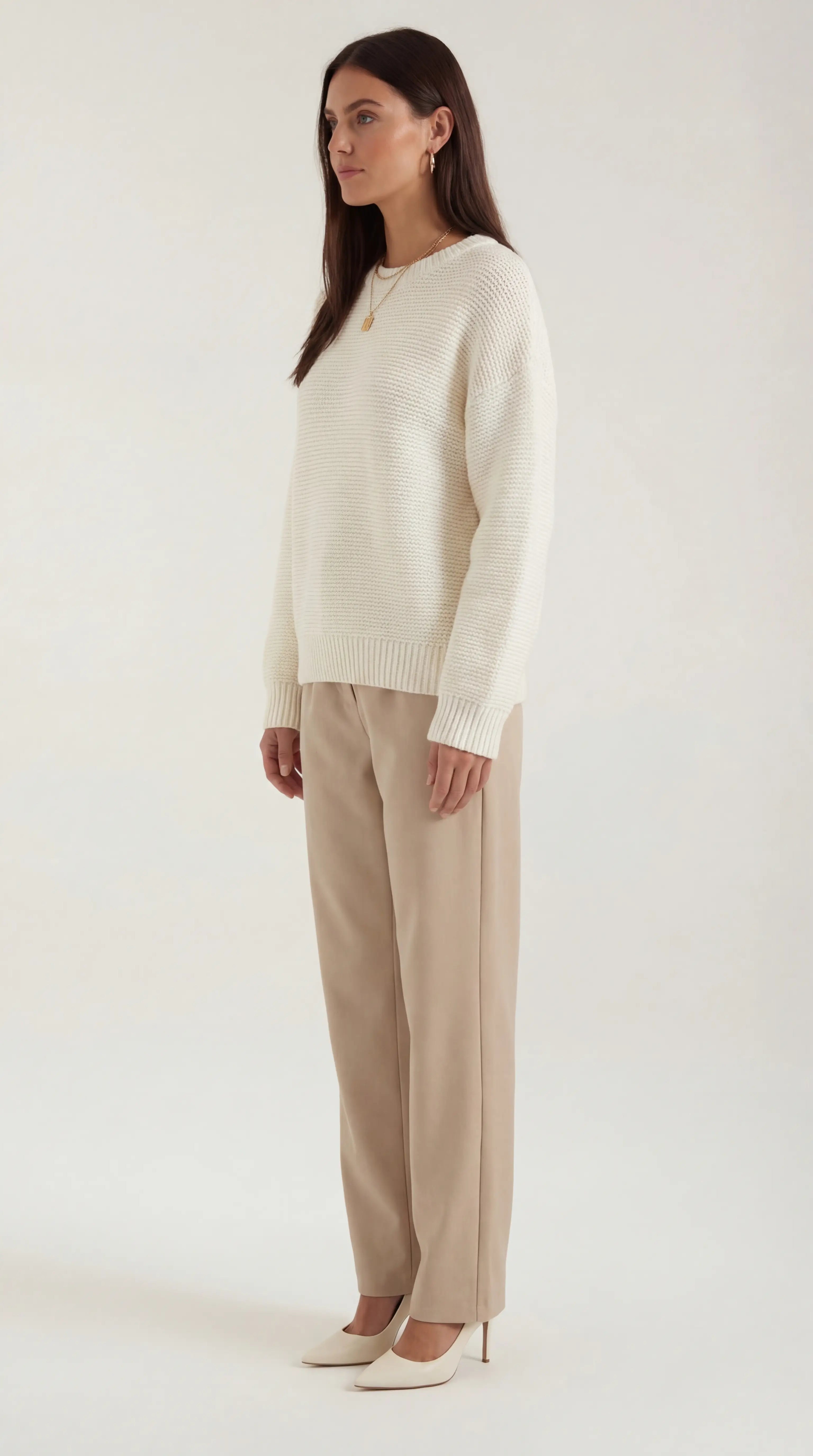 Julia Ribbed Knit Sweater