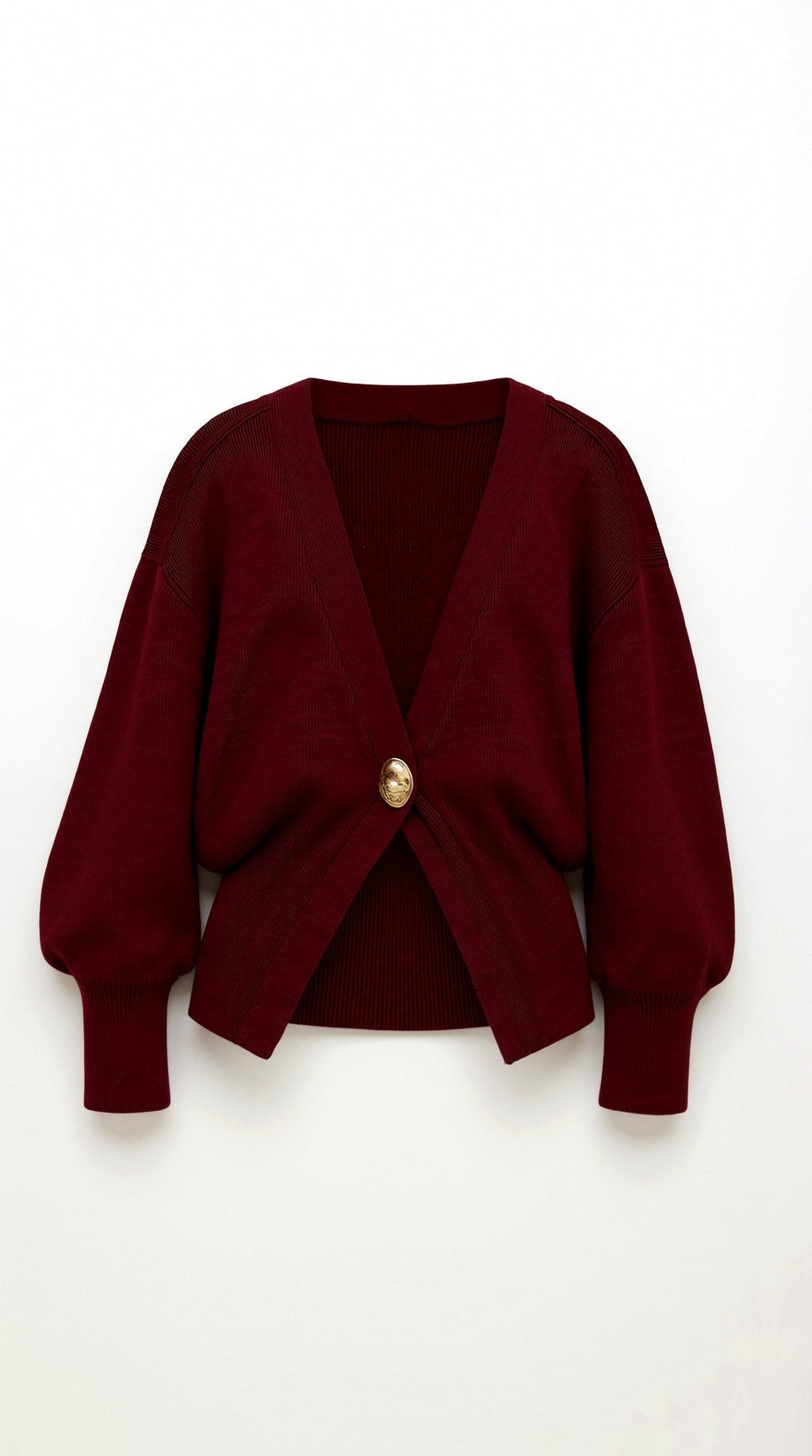 Kathleen V-Neck Knit Sweater