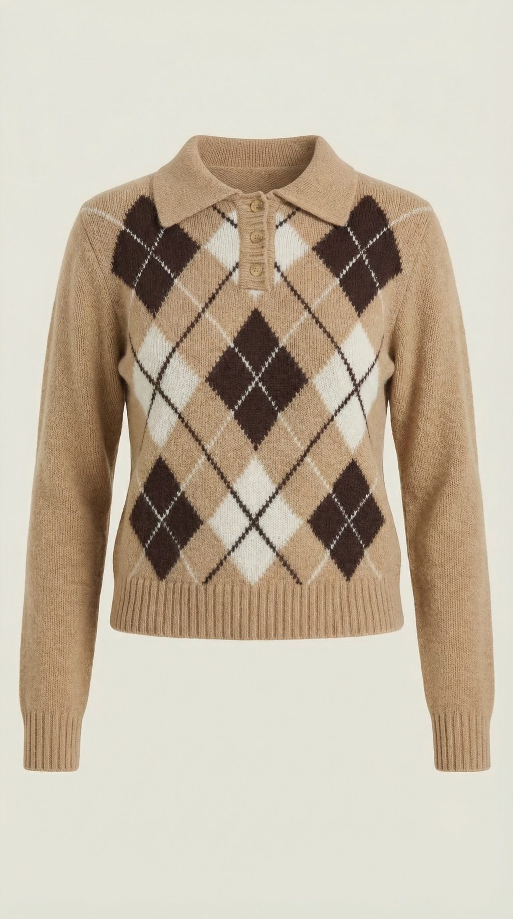 Kristy Knitted Polo Sweater