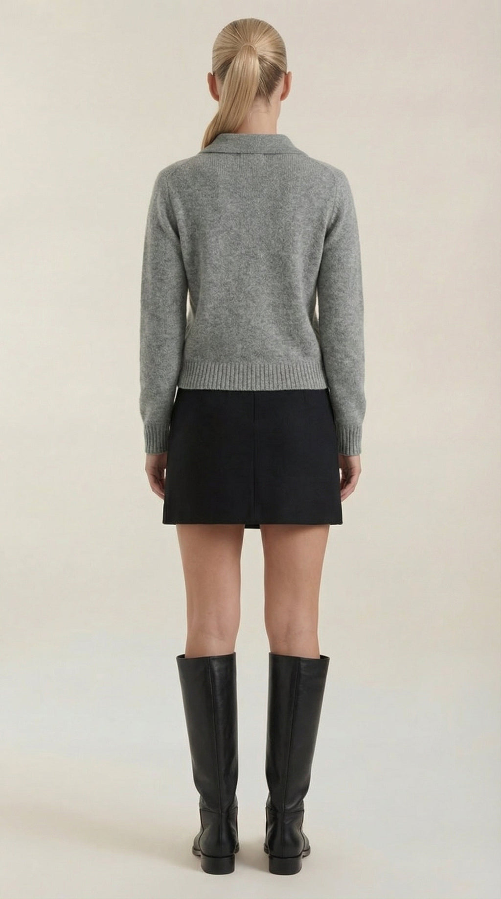 Kristy Knitted Polo Sweater