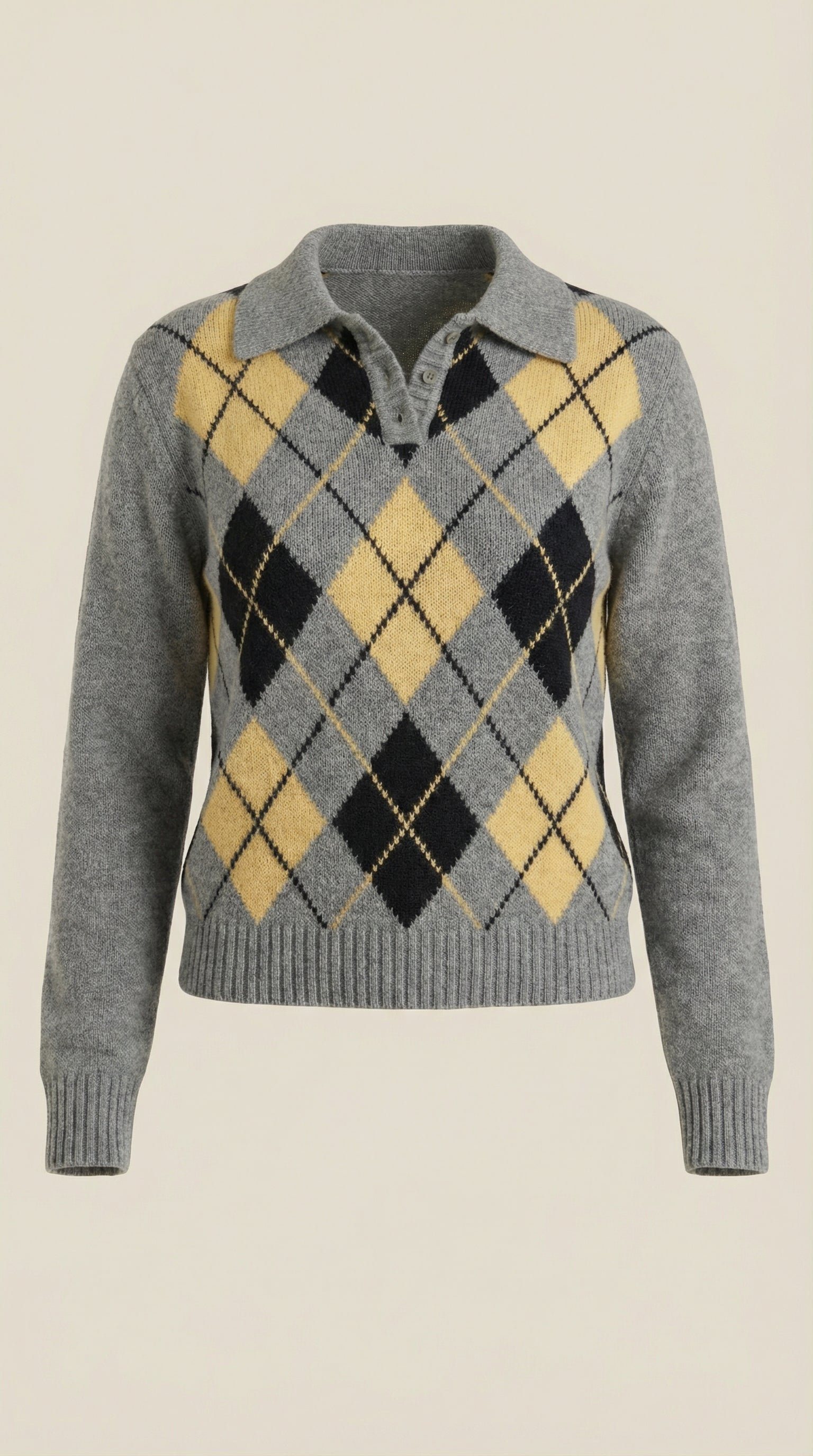 Kristy Knitted Polo Sweater