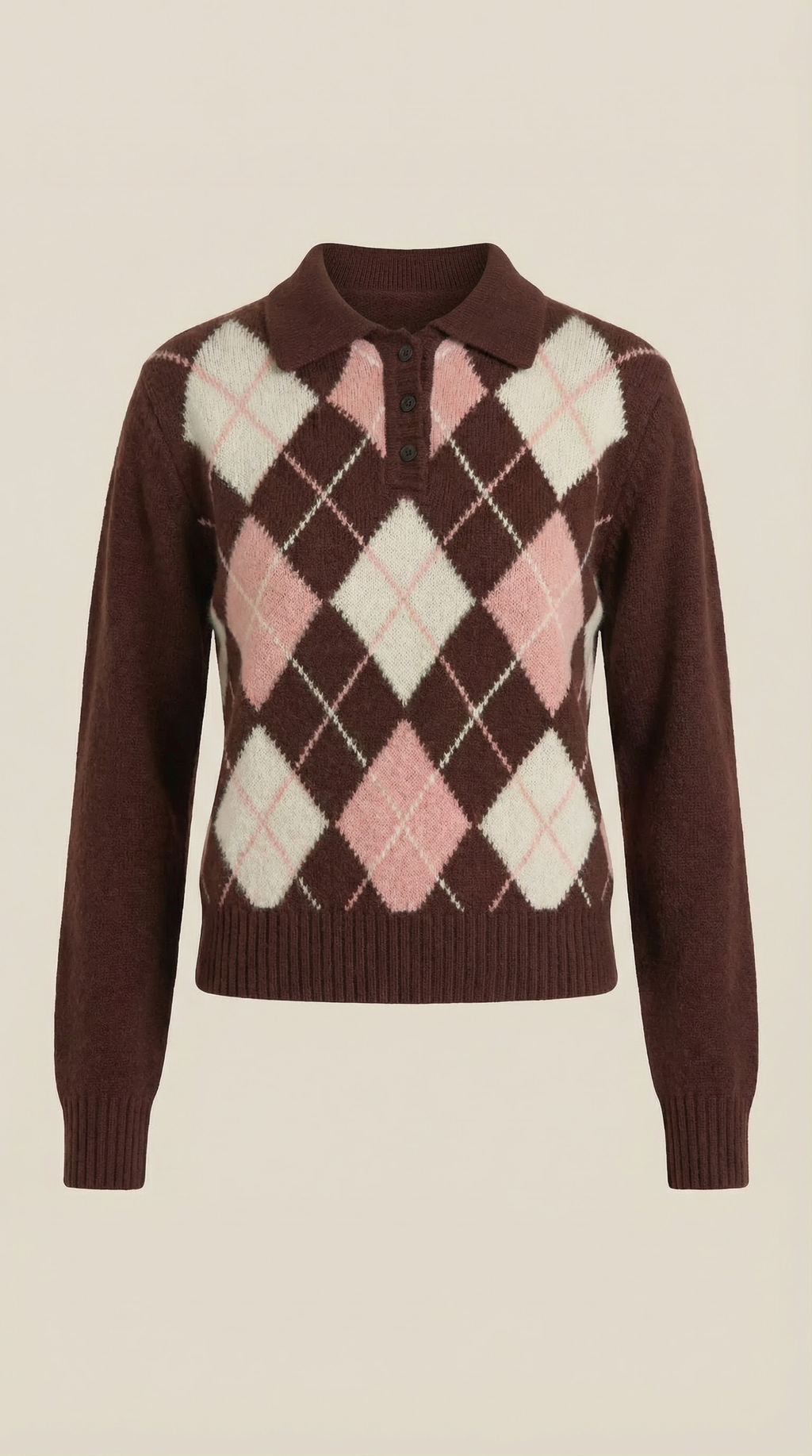 Kristy Knitted Polo Sweater