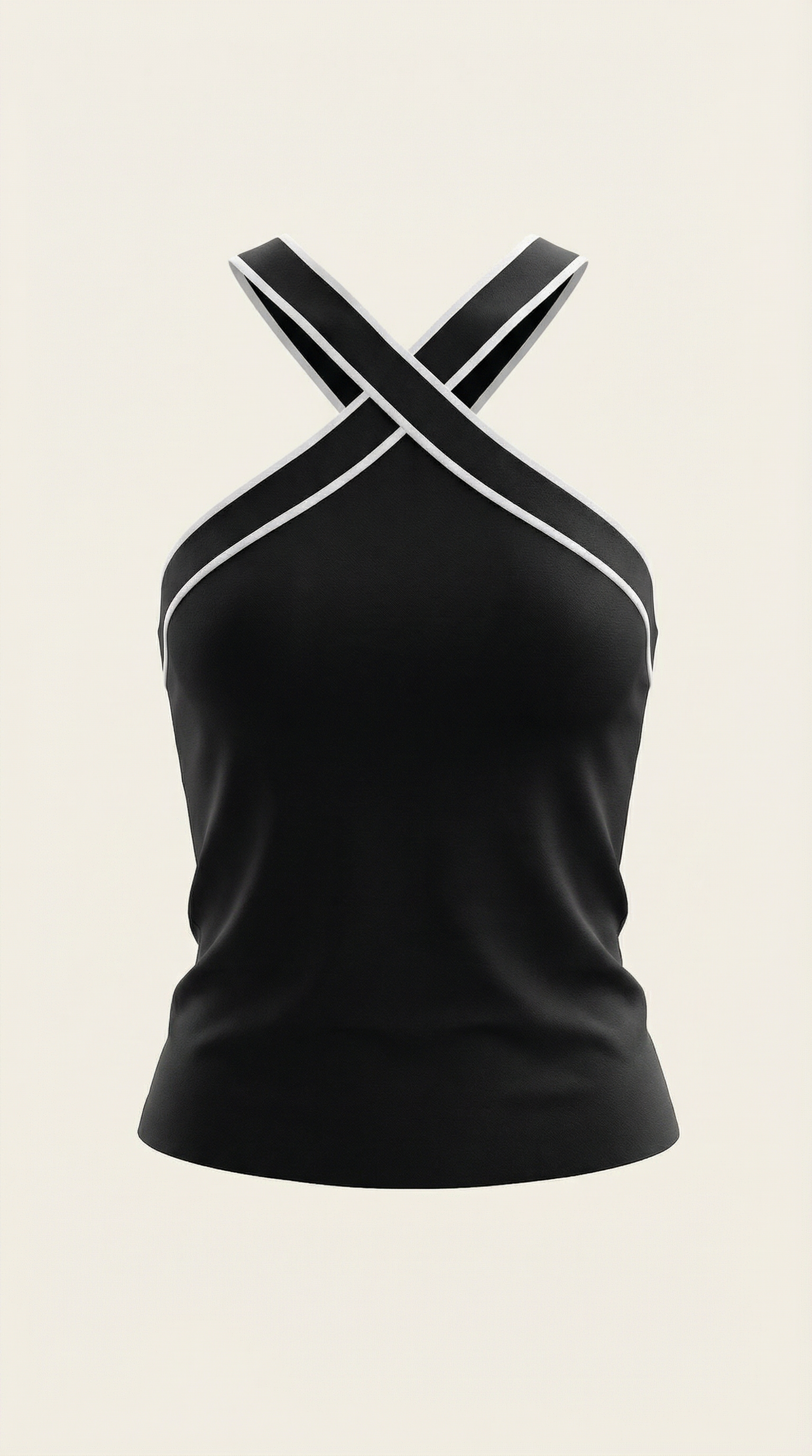 Top Halter Nia con Diseño entrelazado
