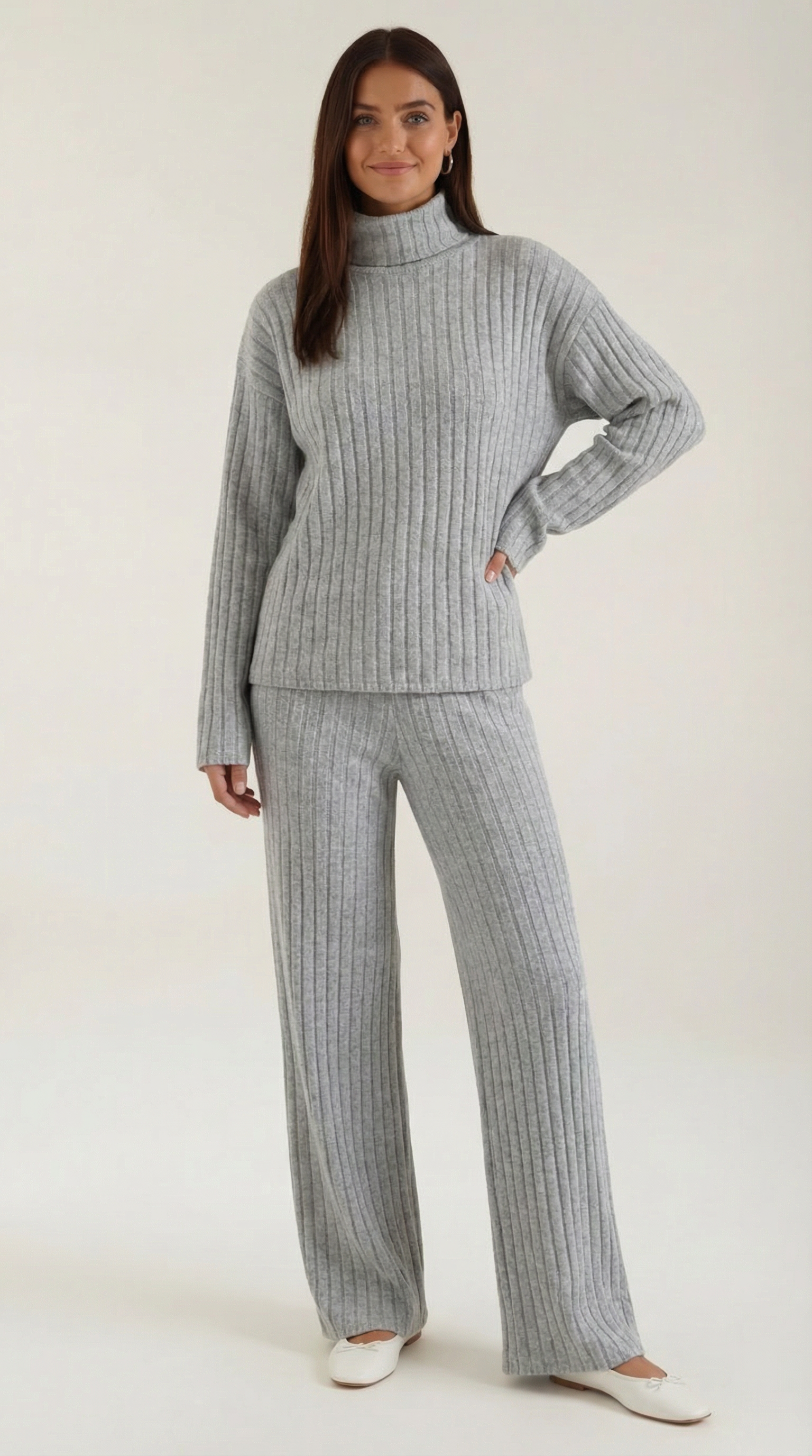 Nicole Ribbed Knit Set