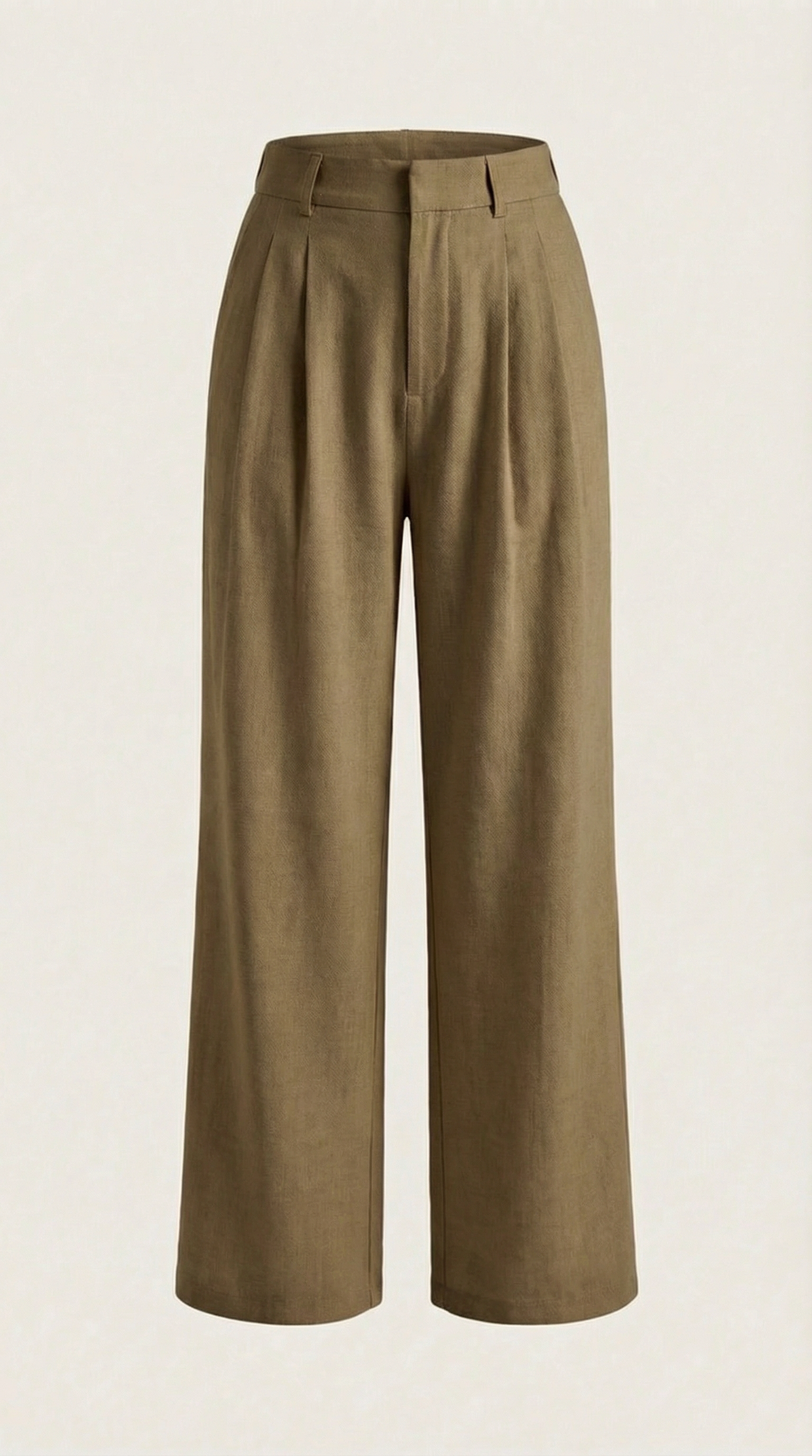 Pantalones Plisados de Cintura Alta Courtney