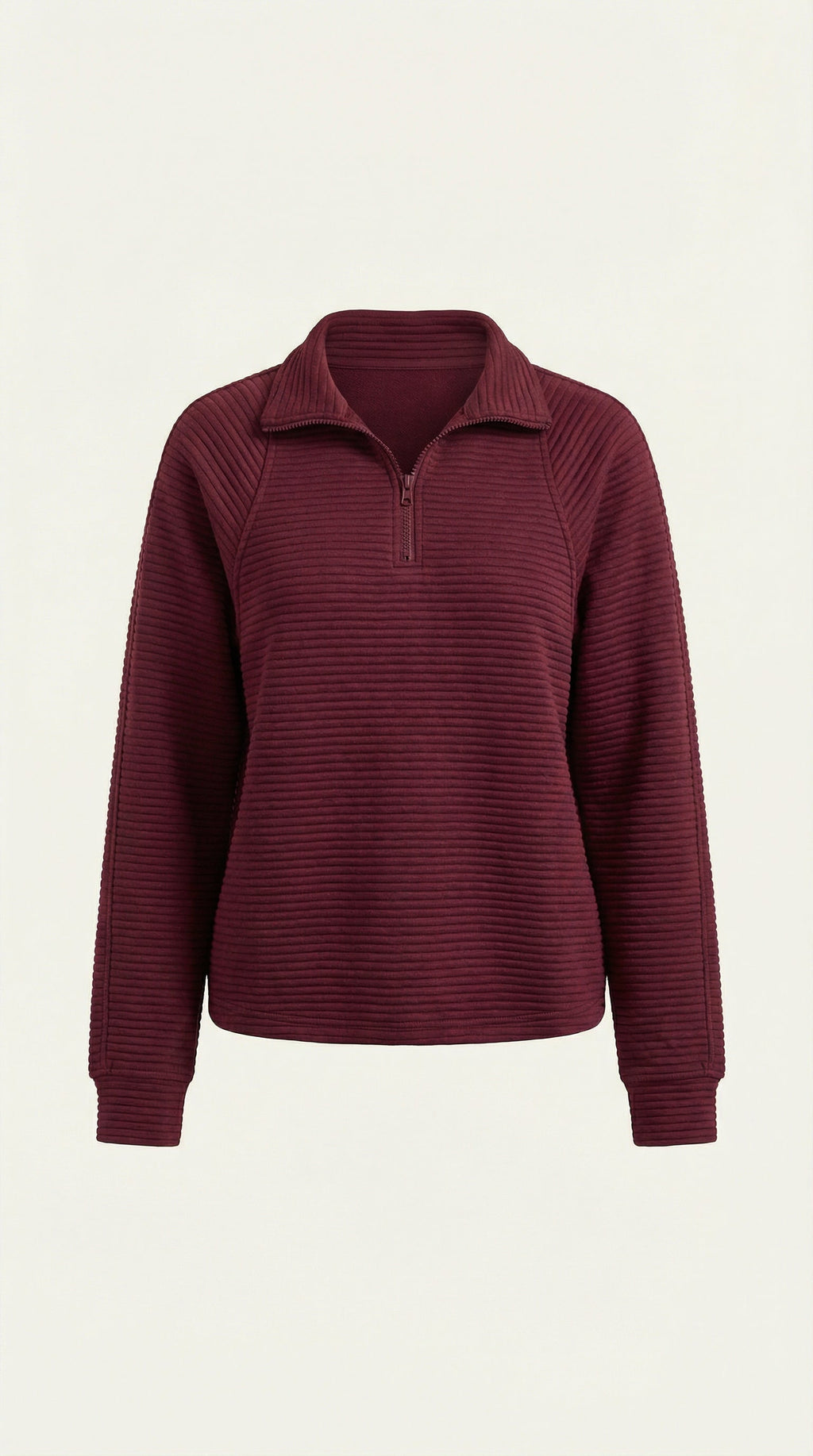 Melinda Polo Pullover con Media Cremallera