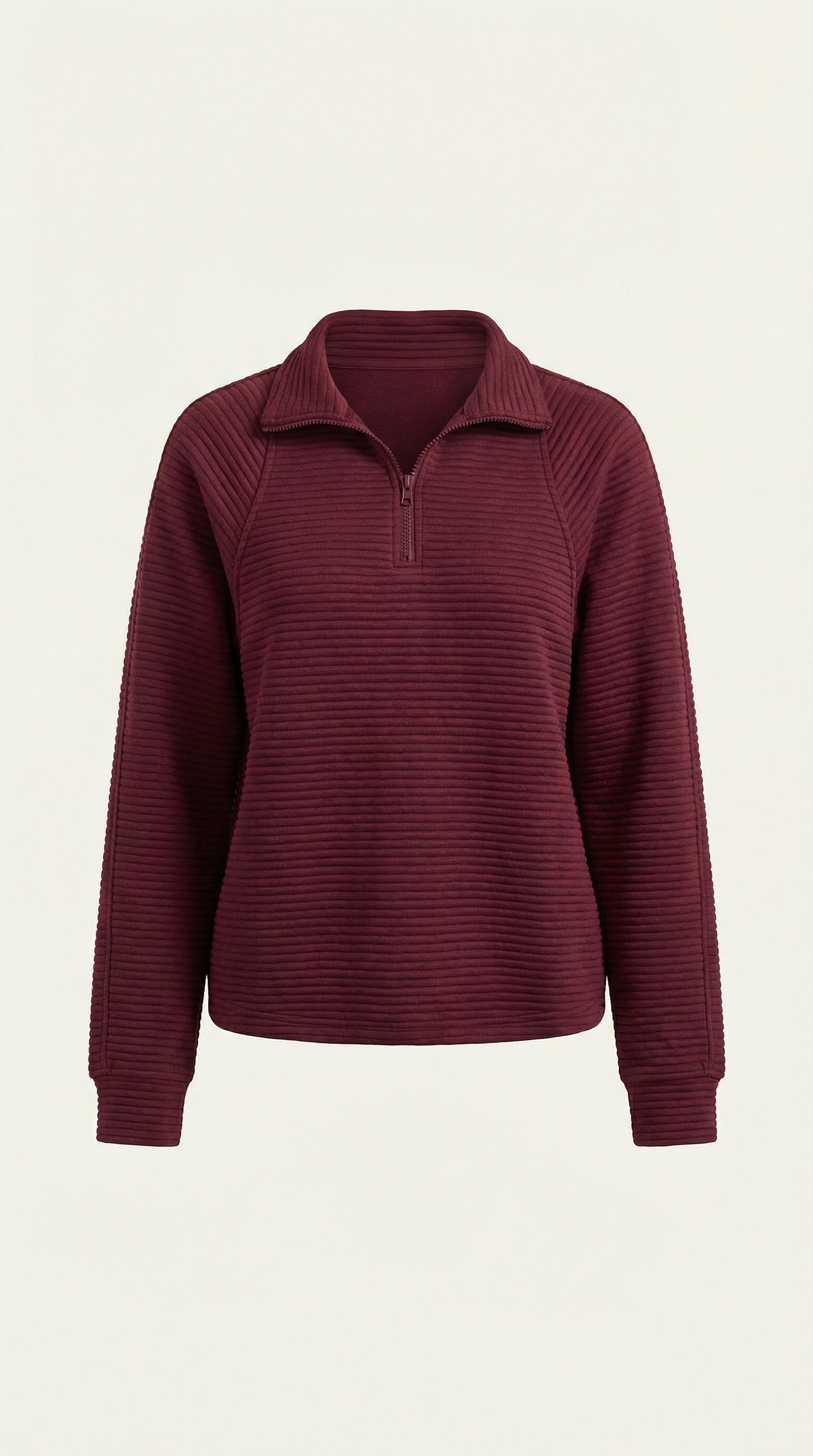 Melinda Polo Pullover con Media Cremallera