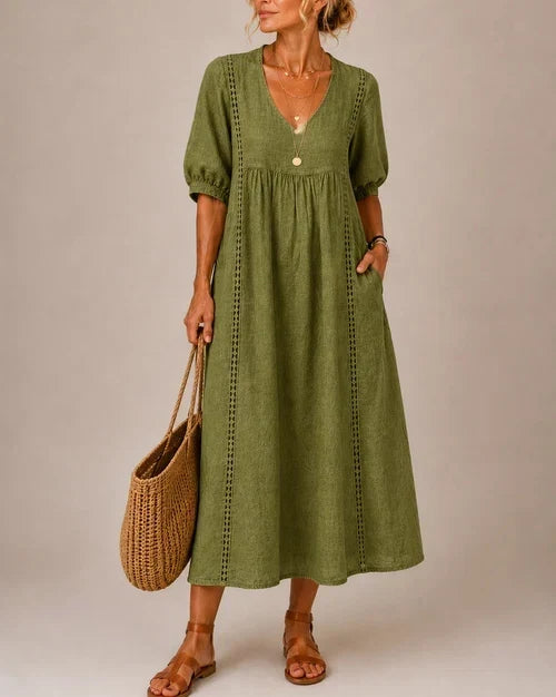 Estela | Summer midi dress